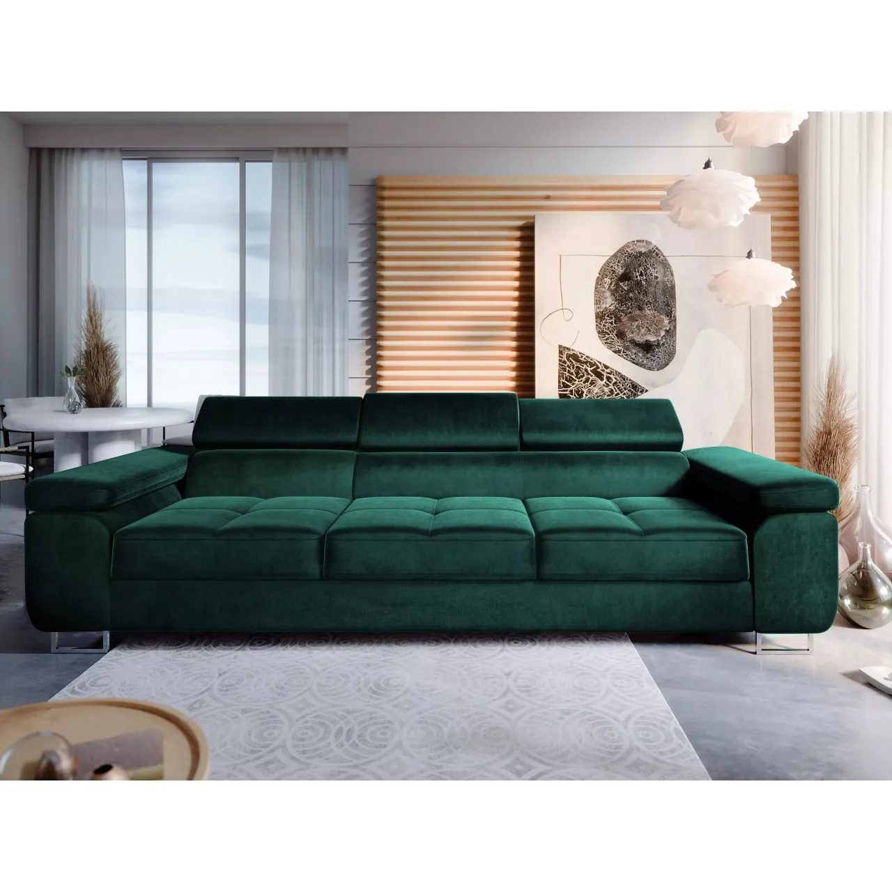 NEXT COLLECTION Sofa 3-SITZER WILD, verstellbaren Kopfstützen, mit Schalffu günstig online kaufen