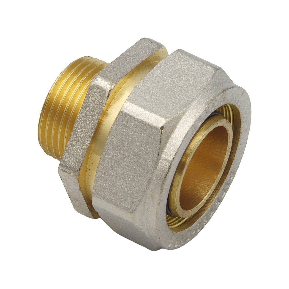 Gewindefitting Schraubfitting Übergang Kupplung 32x3 mm 3/4 Zoll AG Verbundrohr