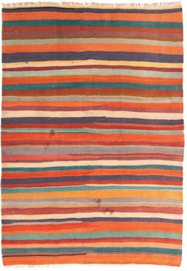 Wollteppich Kelim - Old - 180 x 135 cm - mehrfarbig, morgenland, rechteckig, Höhe: 5 mm, Wohnzimmer, Einzelstück