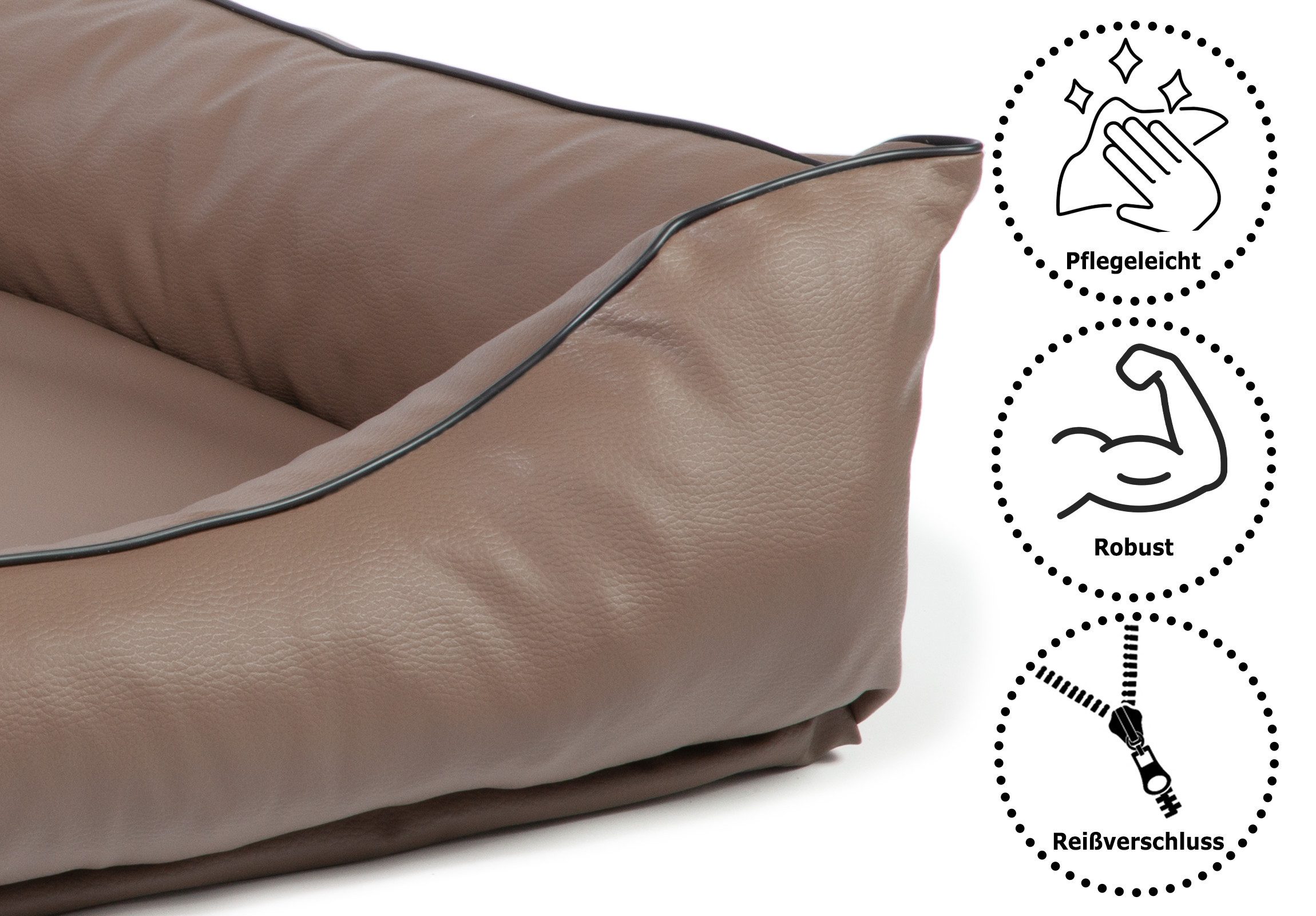 CopcoPet Tierbett Paco Hundebett Mocca L günstig online kaufen