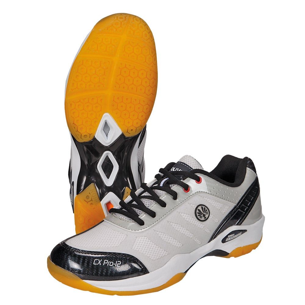 Oliver Hallen-Indoorschuhe CX Pro 12 2025 weiss/schwarz Herren Badmintonschuh