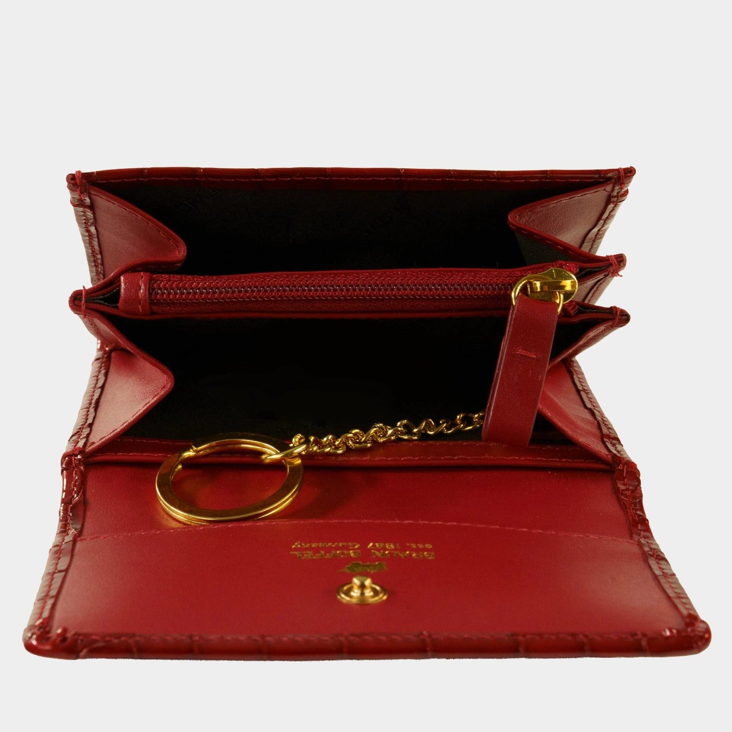 Braun Büffel Mini Geldbörse VERONA Mini Geldbörse rot günstig online kaufen