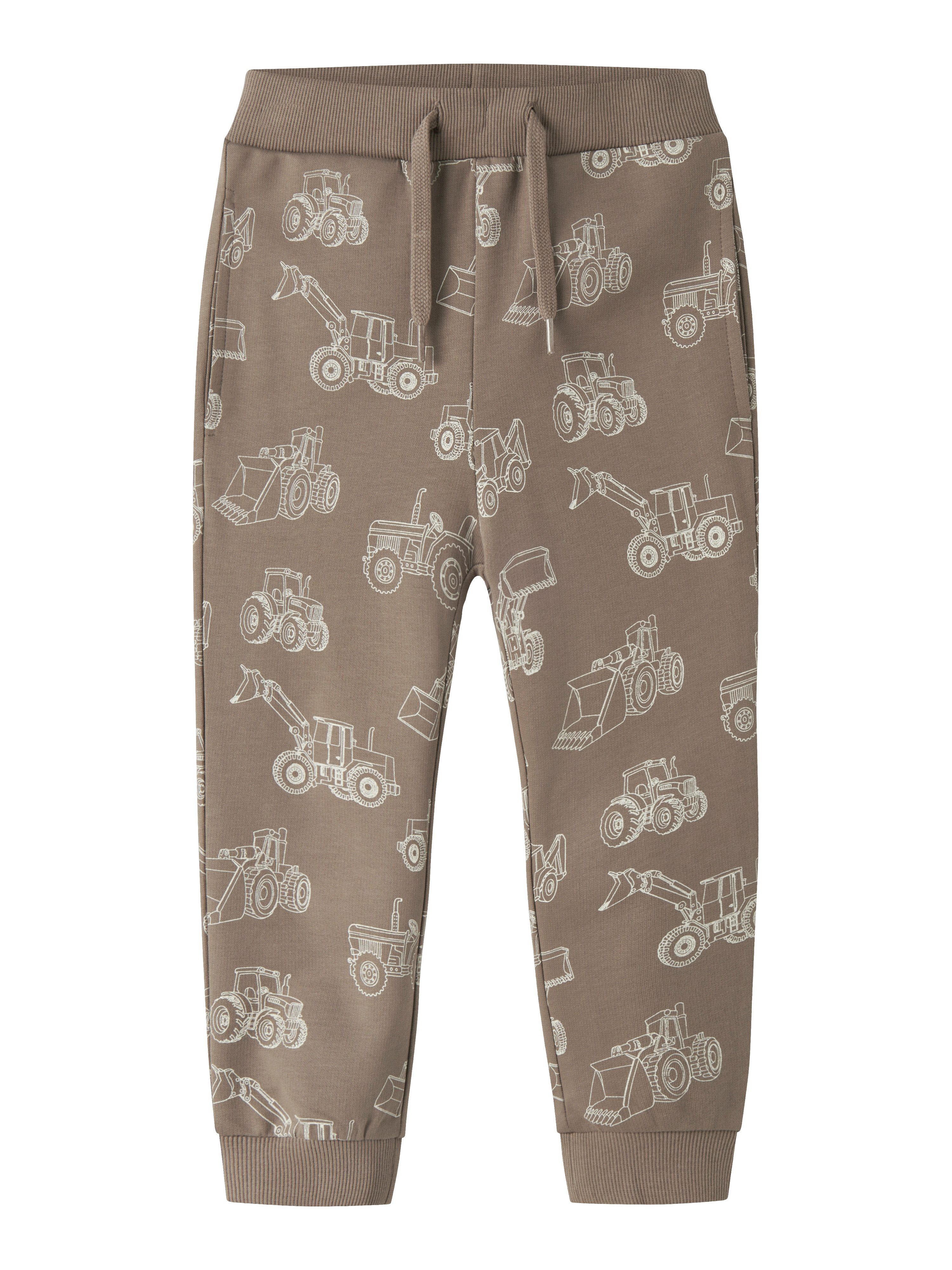 Name It Sweatpants NMMVARON für Jungen mit Tunnelzug und Markenlabel bedruckt, casual, normal, Baumwolle, ohne Kragen