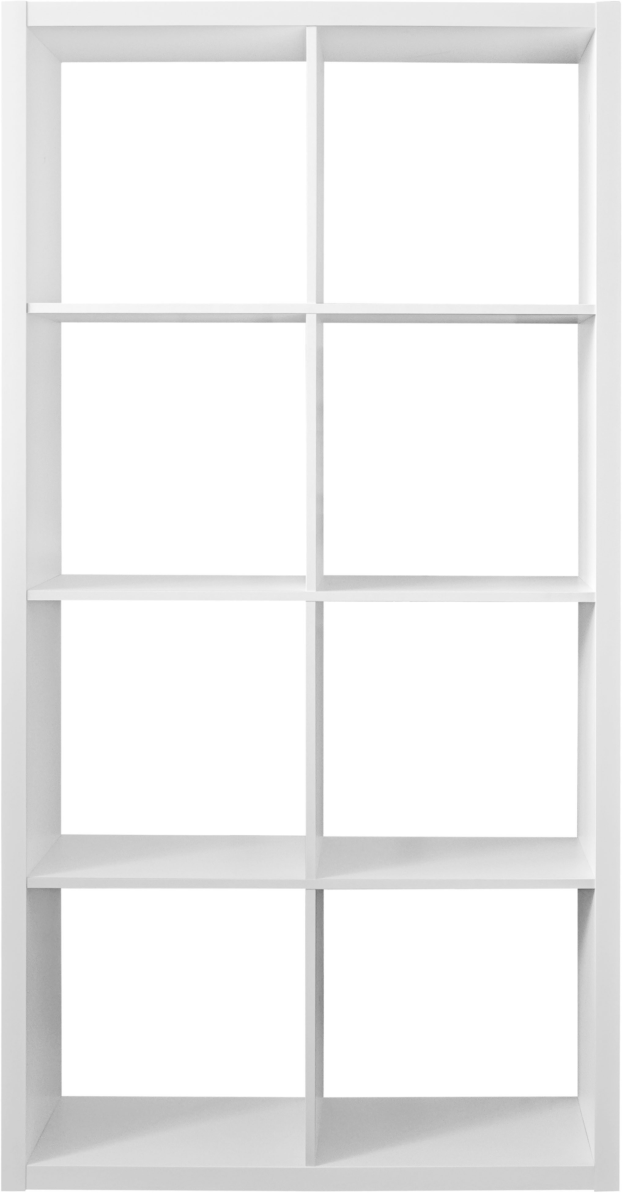 OTTO home Raumteilerregal IZOLA, Raumteiler, Aktenregal, Würfelregal, mit 8 Fächern, quer und hochkant stellbar, (B/T/H) 76x37x147 cm – Bild 4 von 5