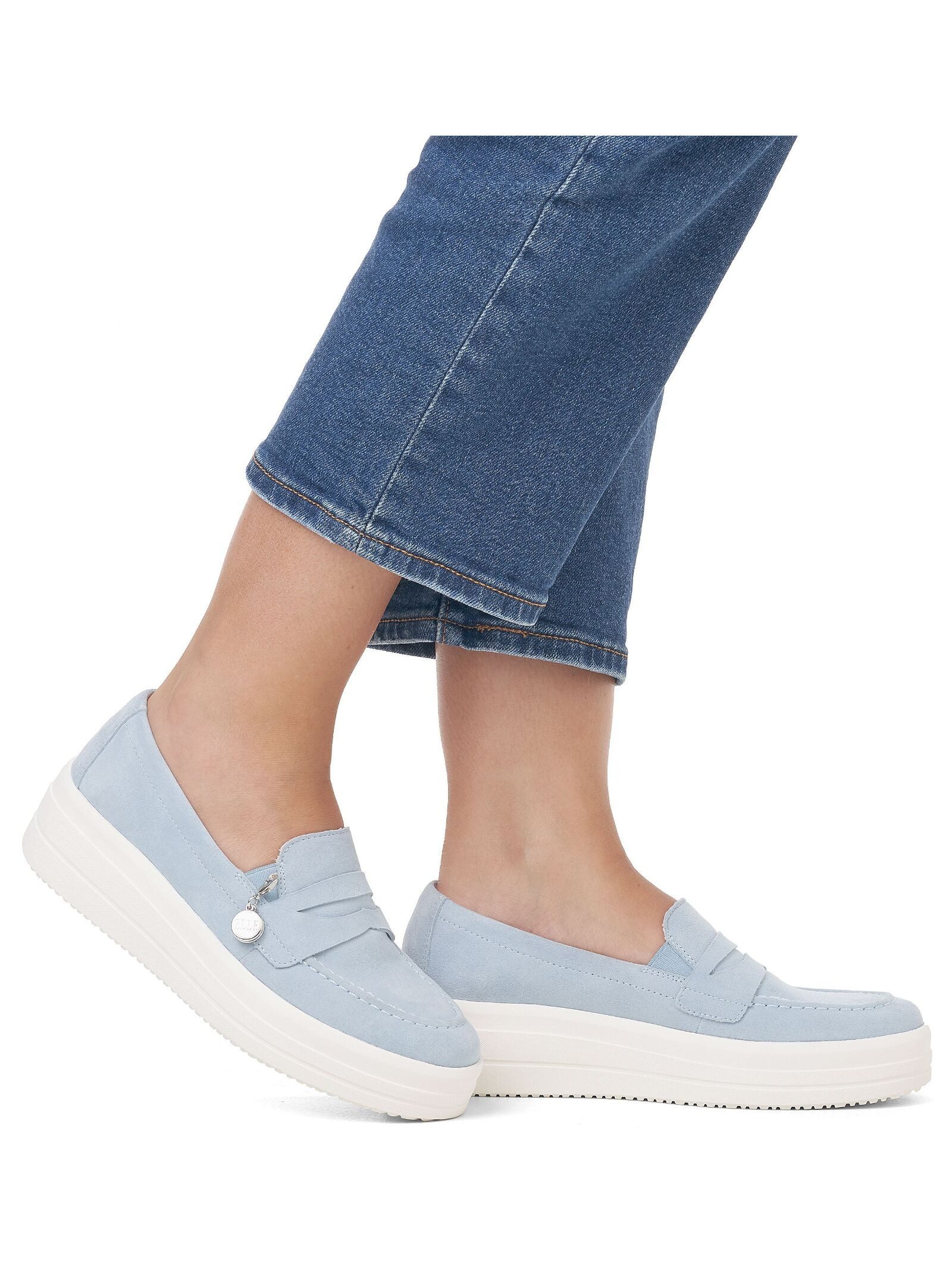 Remonte Slipper Veloursleder . Slipper (1-tlg)