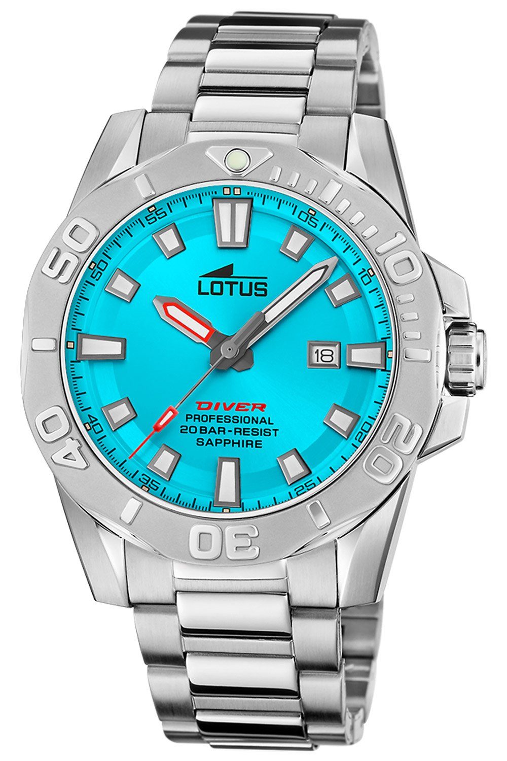 Lotus Taucheruhr Diver Blau