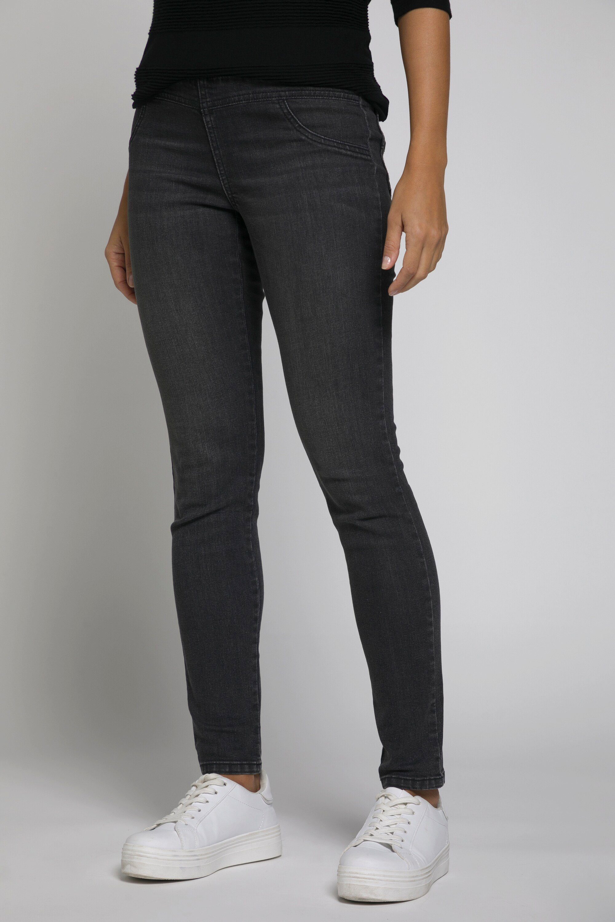 Gina Laura Jeggings Repreve®-Jeans schmale Gesäßtaschen Form Julia denim 2 grey