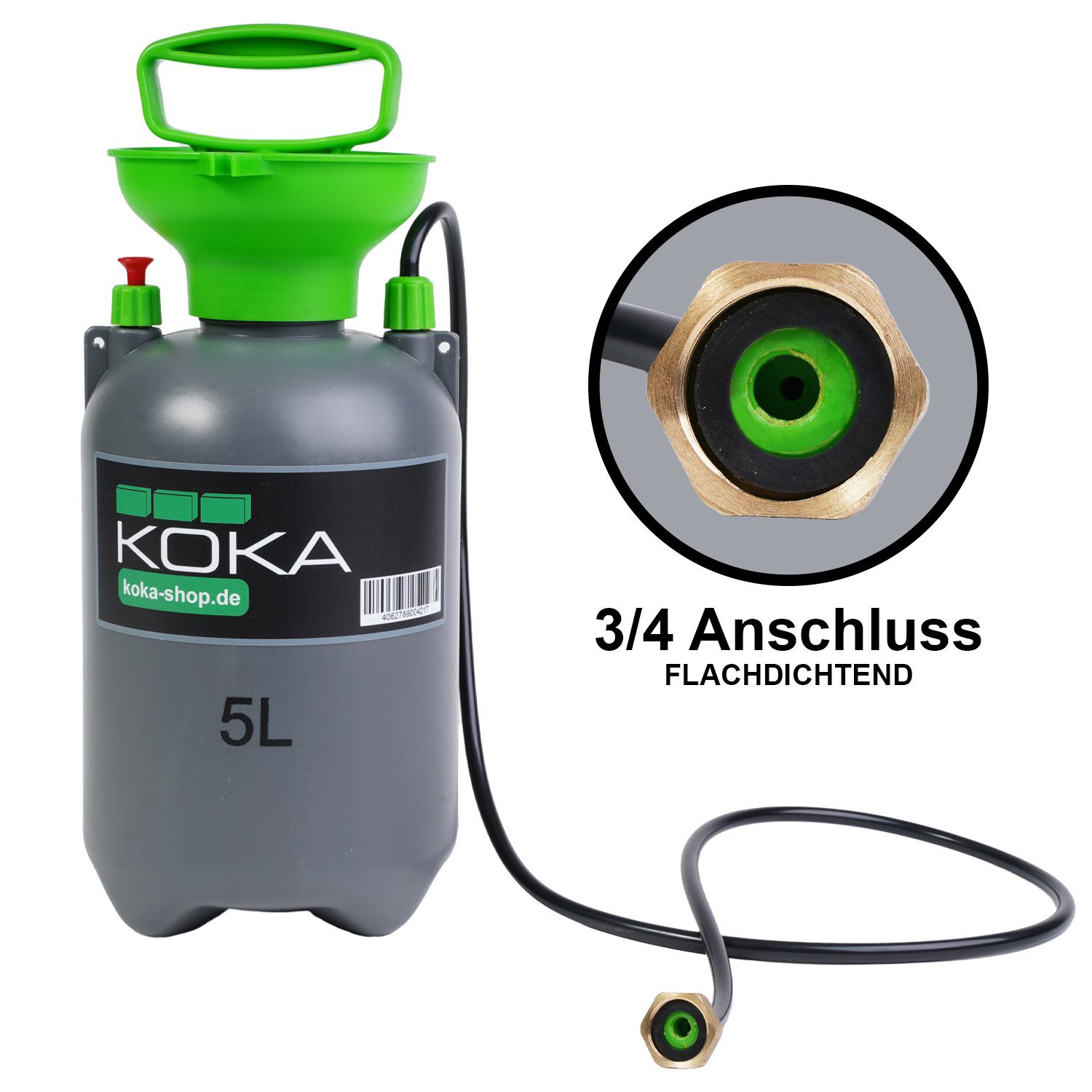 KOKA Solarpumpe Manuelle Pumpe zum Befüllen von Solar-Anlage