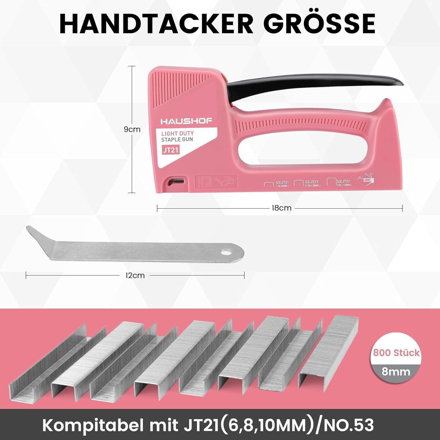 Valueax Handtacker Tackerpistole Polsterung Tacker  Produktbild-Vorschau 7