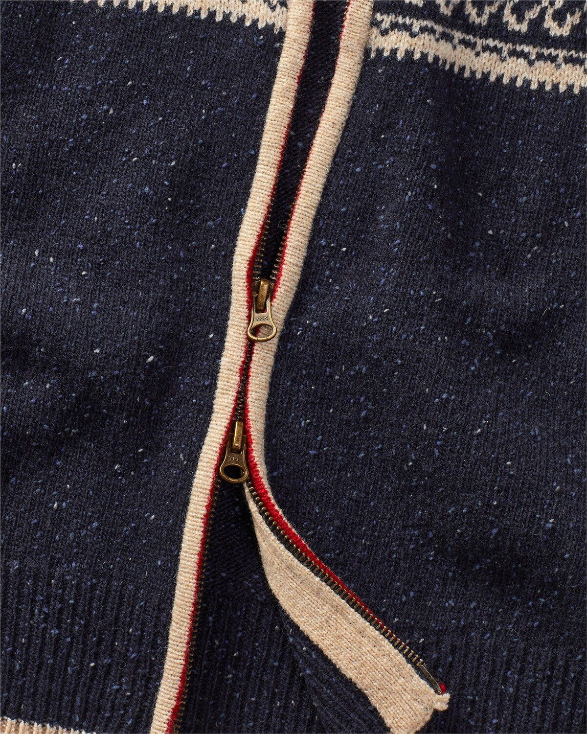 Reitmayer Strickjacke Jacquard-Zipp-Strickjacke