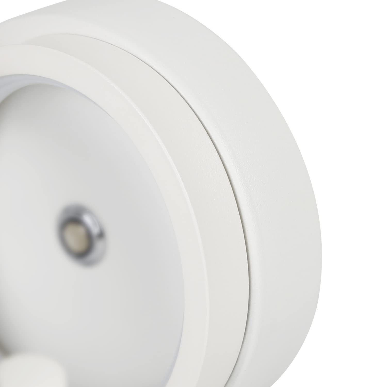 ZMH LED Tischleuchte Nachttischlampe 12W Modern Weiß Wohnzimmer Dimmbare fest Spiralförmig, warmweiß-kaltweiß, LED Berührungsschalter, integriert