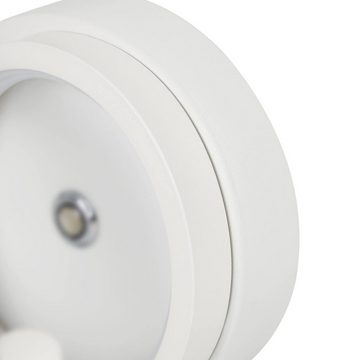 ZMH LED Tischleuchte Nachttischlampe 12W Modern Wohnzimmer Spiralförmig, Dimmbare Berührungsschalter, LED fest integriert, warmweiß-kaltweiß, Weiß