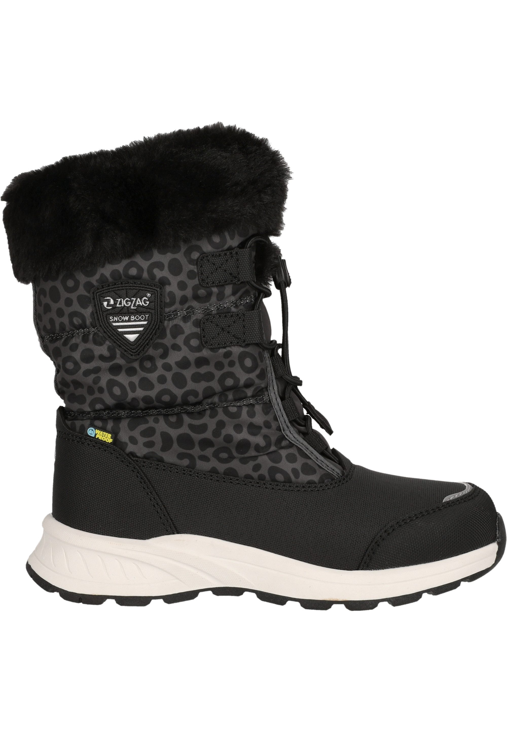 ZIGZAG Wesend Stiefel mit bequemem Kunstfellbesatz und Allwetterprofil