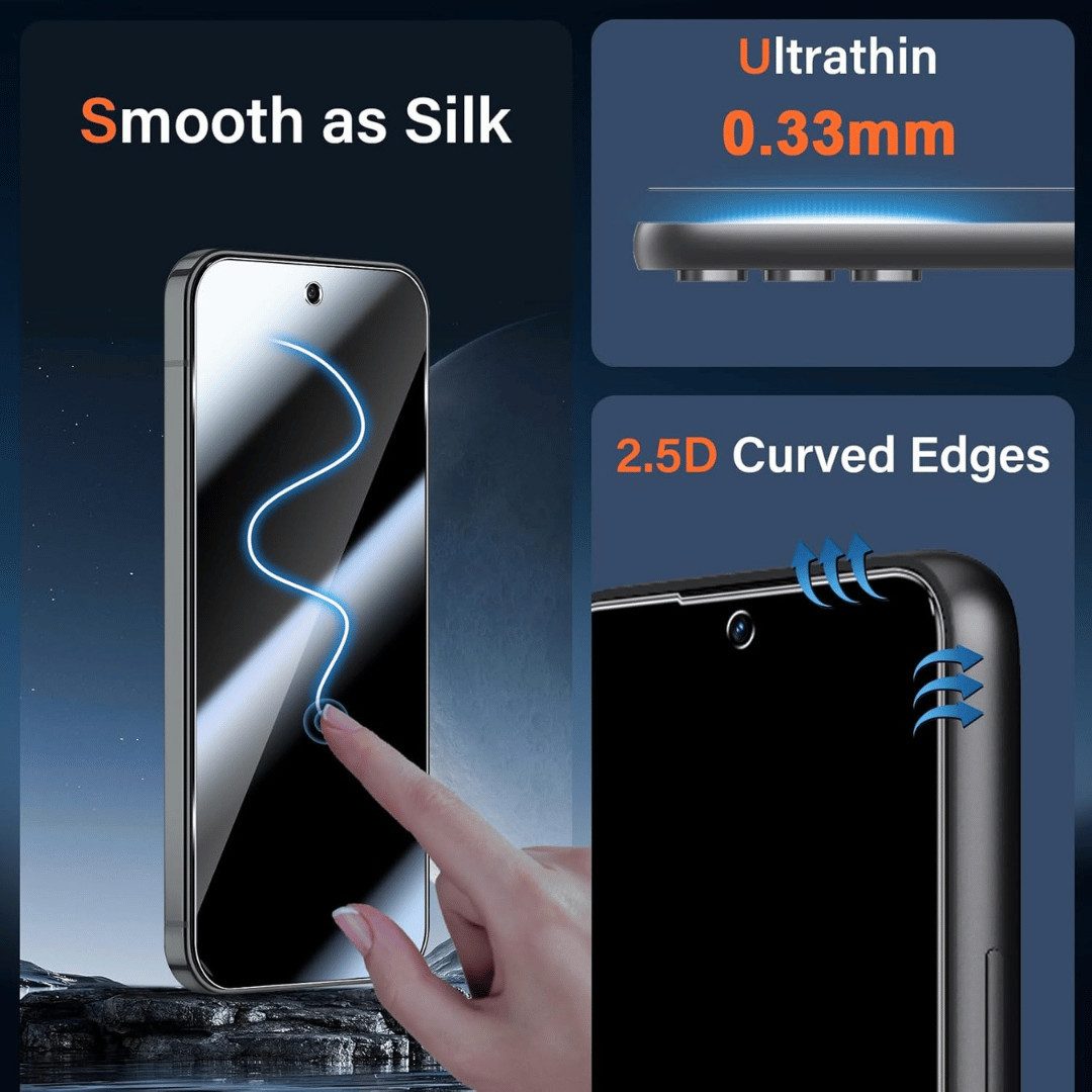 SmartUP Displayschutzglas 2X Schutzglas für Google Pixel 10 XL Display Kamera Panzerfolie Full für Google Pixel 10 Pro XL, 4 Stück, Rundumschutz, passgenaue Ver – Bild 5 von 5