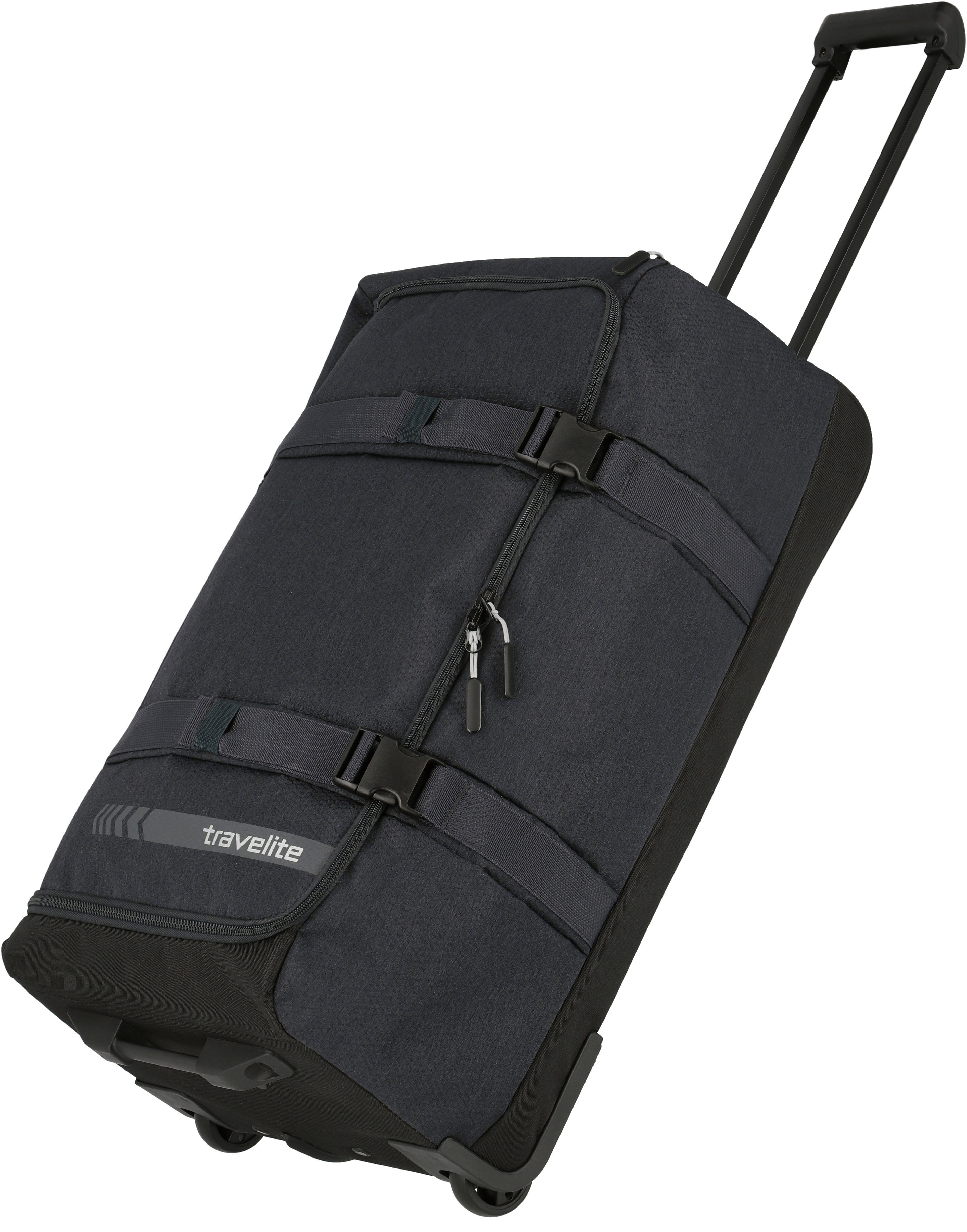 travelite Weichgepäck-Trolley KICK OFF Reisetasche mit Rollen, 2 Rollen, große Reise- und Freizeittasche – ideal als Reisegepäck