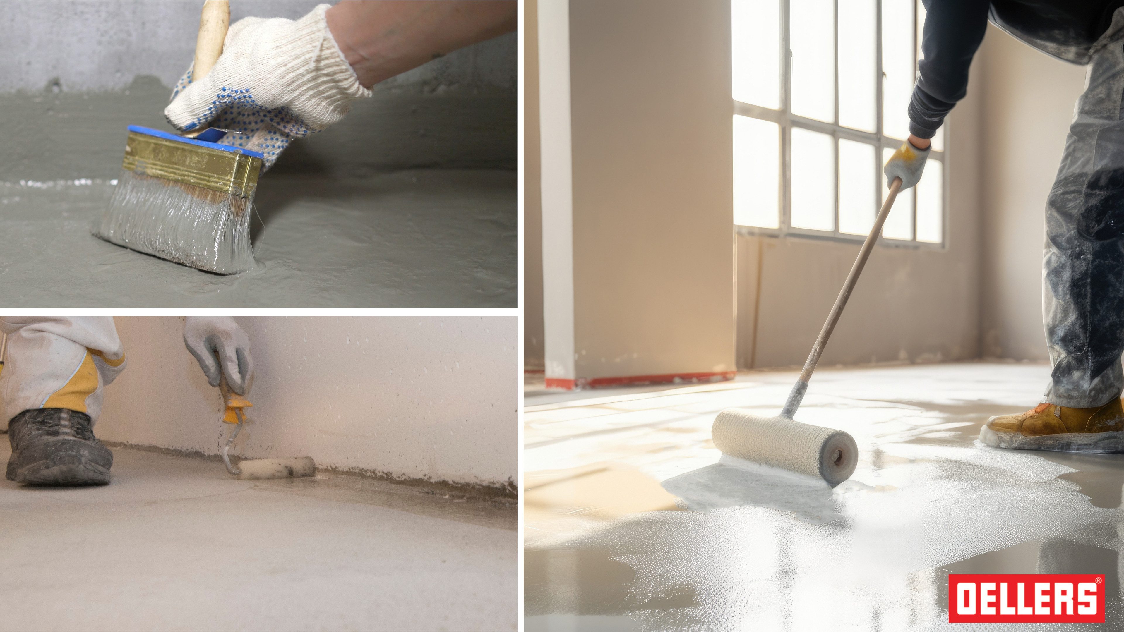 OELLERS Bodenversiegelung Beton- & Bodenfarbe, robuste Bodenbeschichtung, stoß-& kratzfest, für beanspruchte Flächen