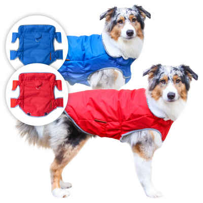 Wahre Tierliebe Hundejacke - Atmungsaktiver Mantel, Premium Winterjacke - Kälteschutz -25 Grad, Verschiedene Größen und Farben, extra warm dank fleece Füllung