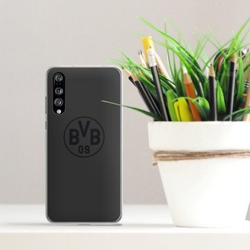DeinDesign Handyhülle Borussia Dortmund Logo BVB BVB Grau, Huawei P20 Pro Silikon Hülle Bumper Case Handy Schutzhülle