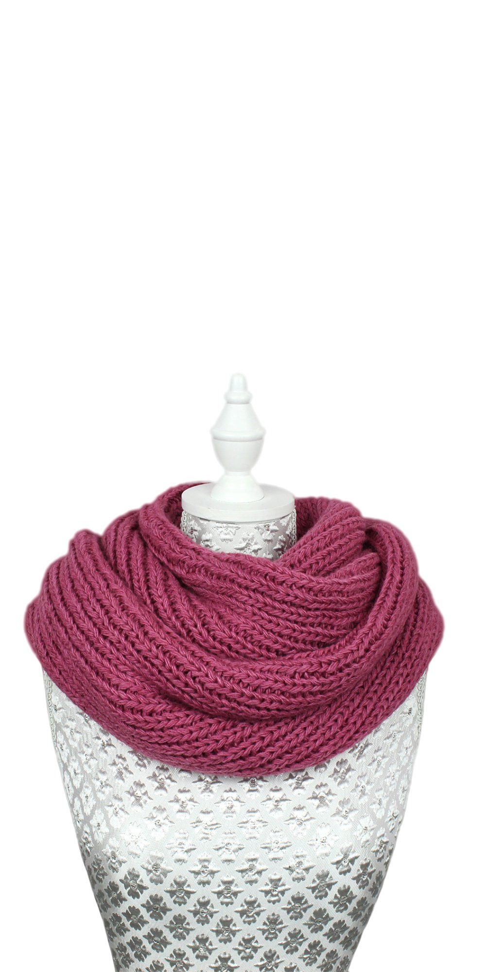 ZEBRO Strickschal LOOP, mit hohem Wollanteil