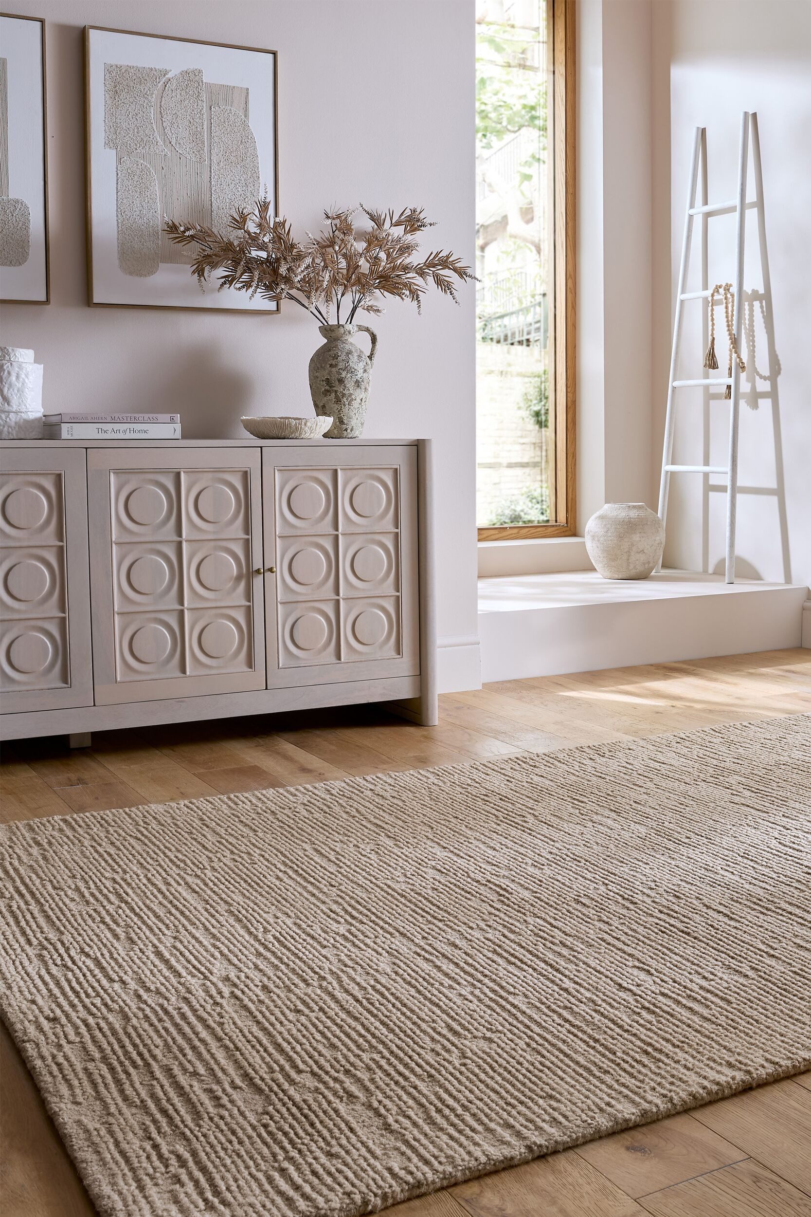 FLAIR RUGS Wollteppich Harris Boucle, rechteckig, Höhe: 12 mm, handgefertigt