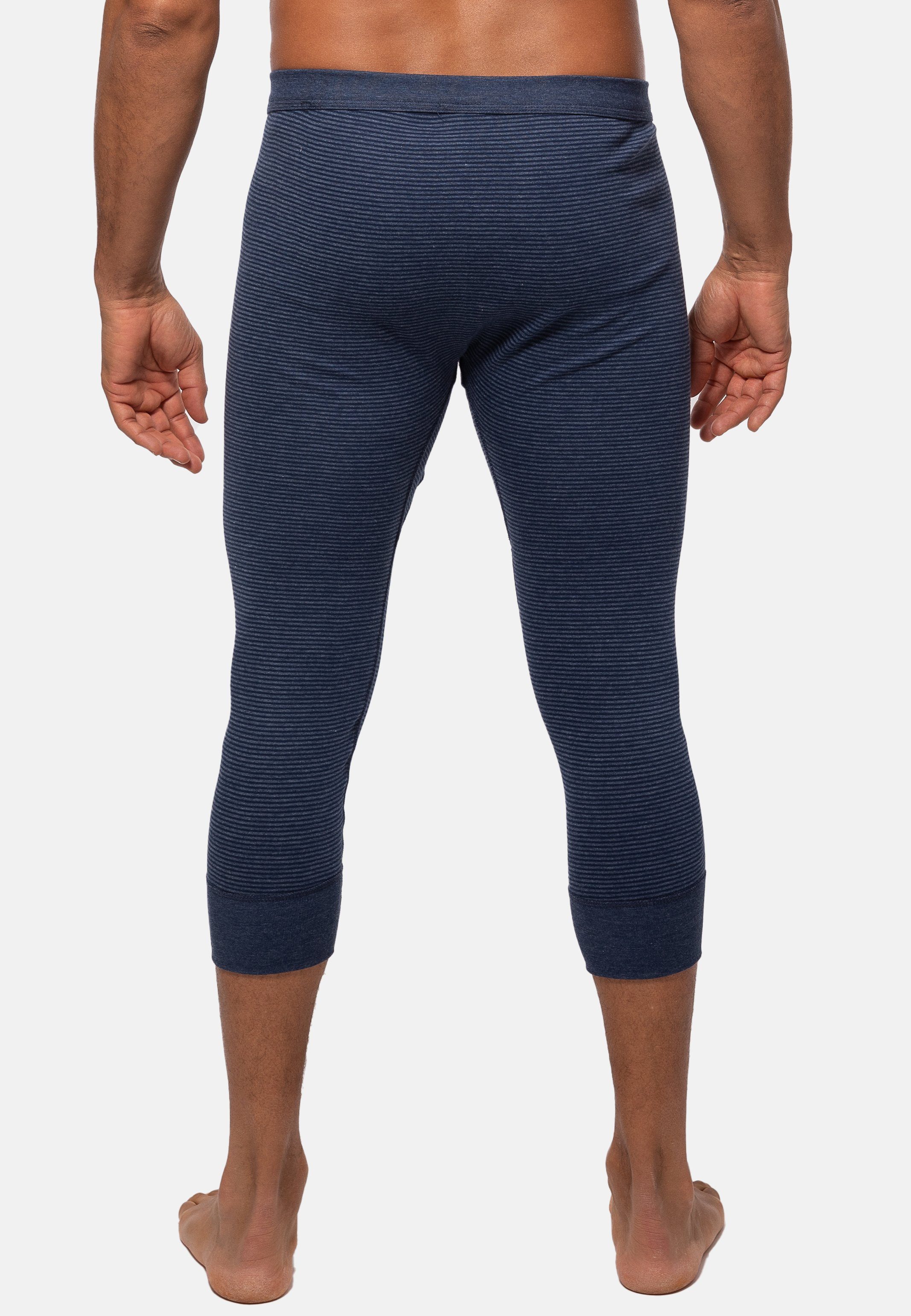 Ammann Lange Unterhose 2er Pack Jeans (Spar-Set, 2-St) Lange Unterhose - Baumwolle - mit Eingriff