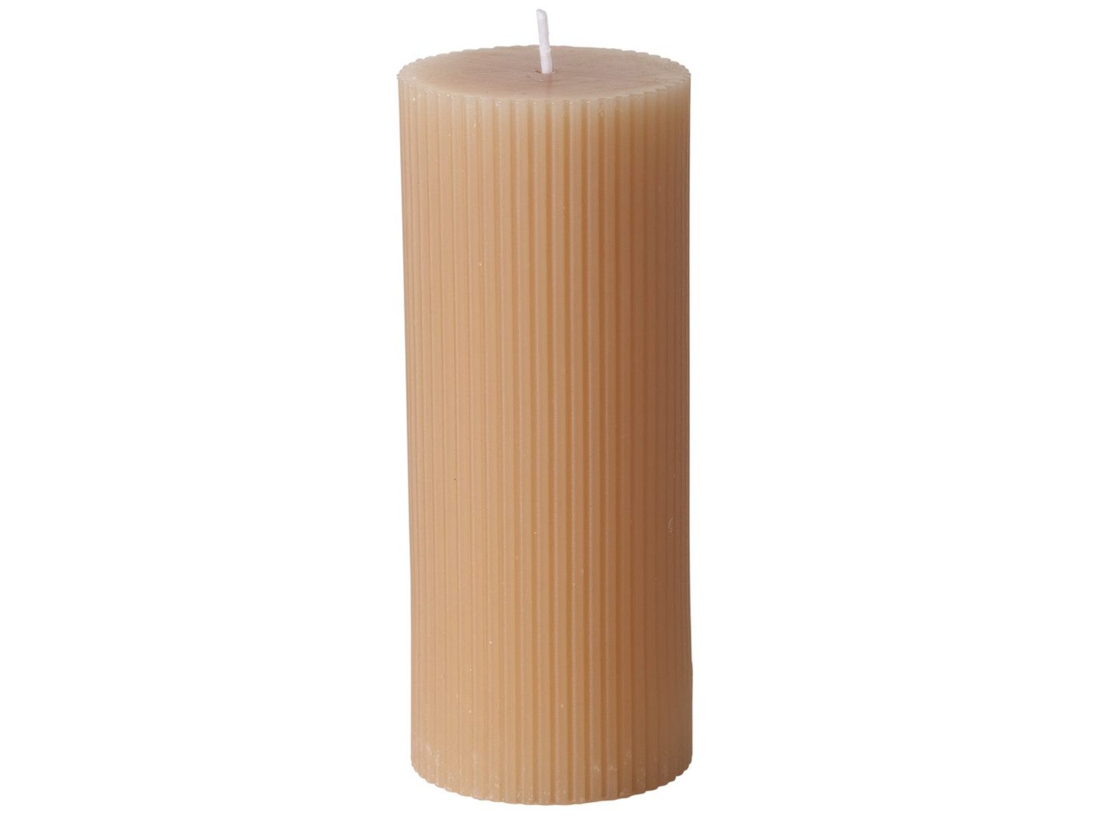 BOLTZE Duftkerze Classic Stumpenkerze beige 15cm (1 Stück)