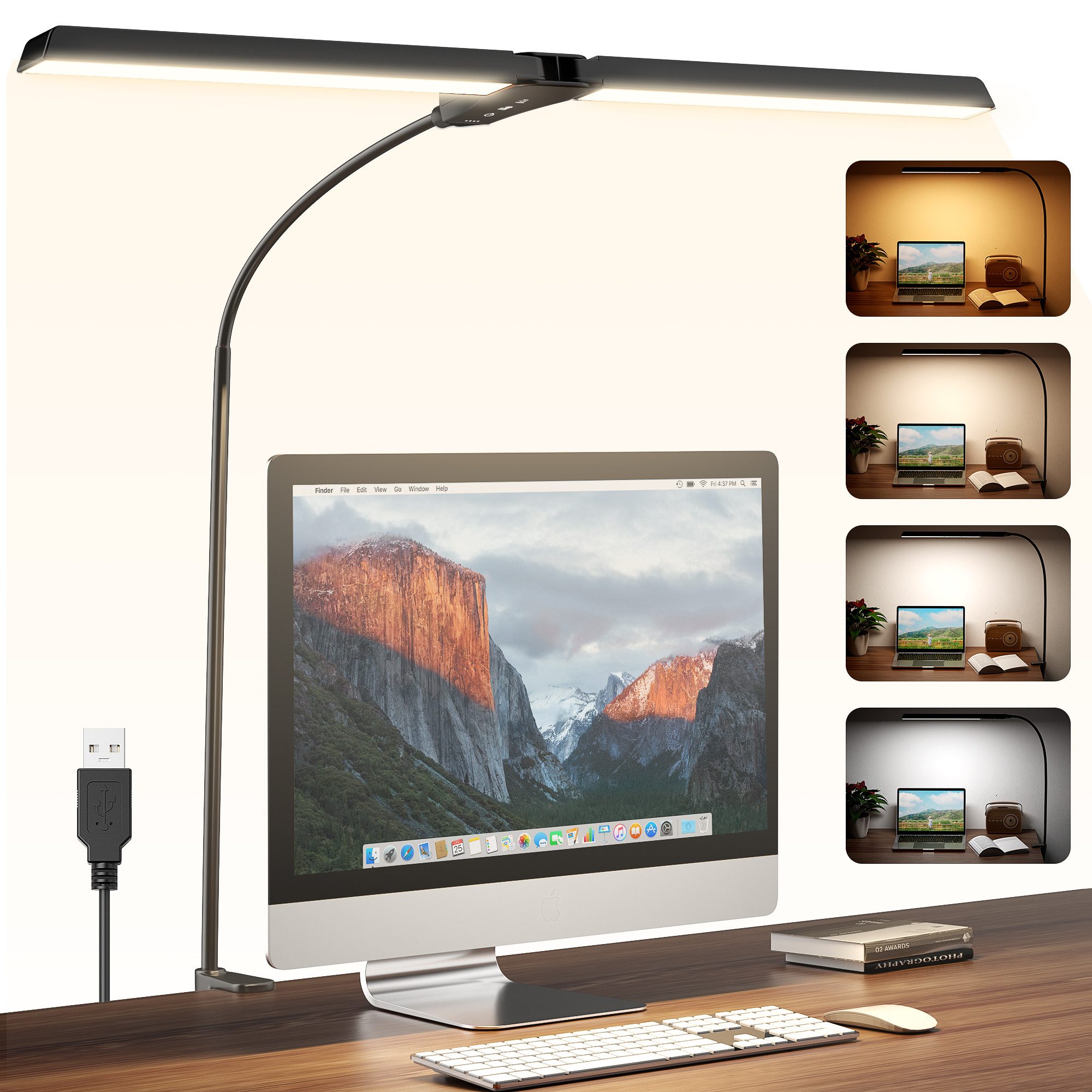 Elegear LED Schreibtischlampe LED Schreibtischlampe Dimmbar günstig online kaufen
