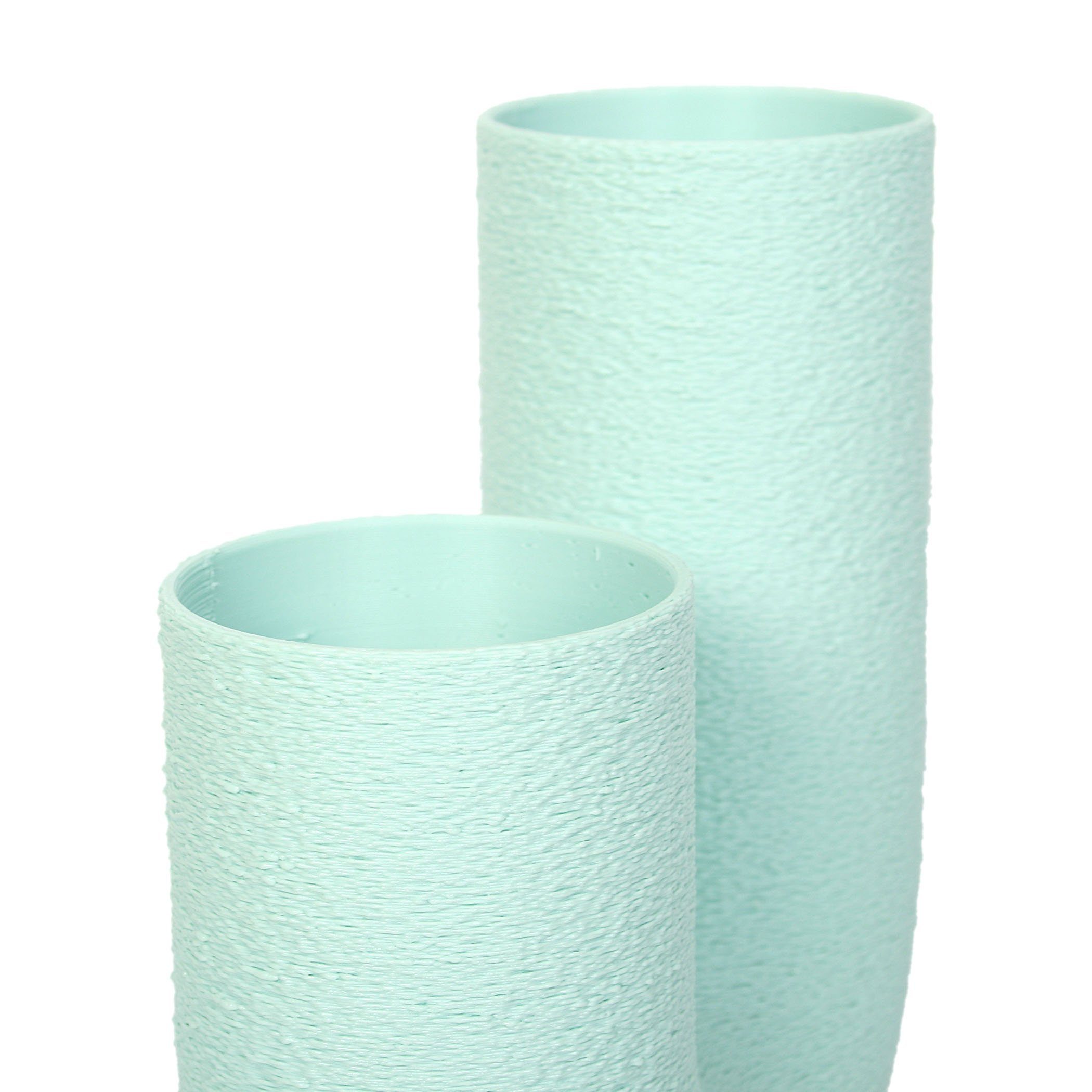 Dekorative Vase & Green aus Water Bio-Kunststoff, aus bruchsicher Rohstoffen; Kreative wasserdicht Blumenvase nachwachsenden Feder – Designer Dekovase
