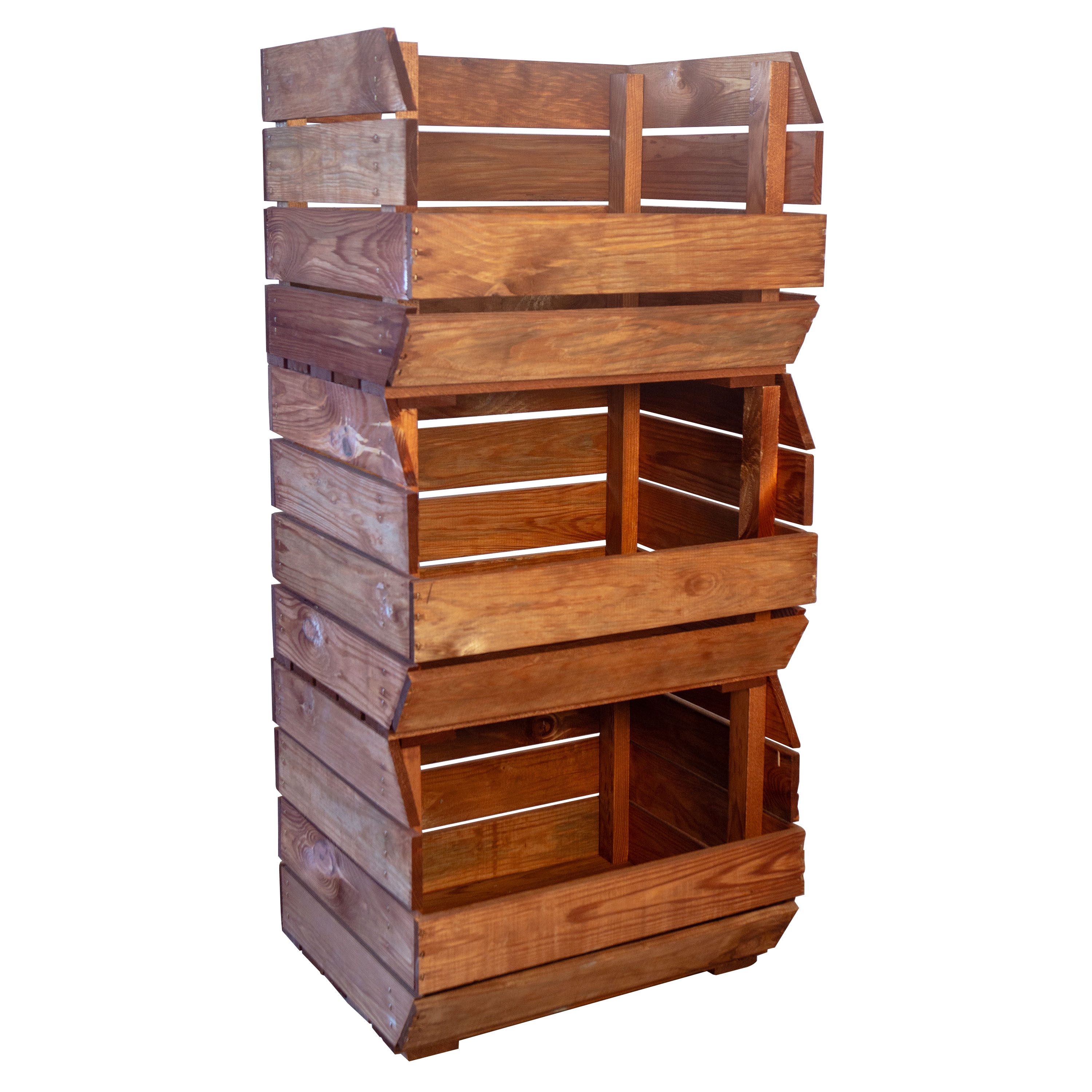 Kistenkolli Altes Land Allzweckkiste 3er Set Küchenregal Olaf 40x33x30 cm i günstig online kaufen