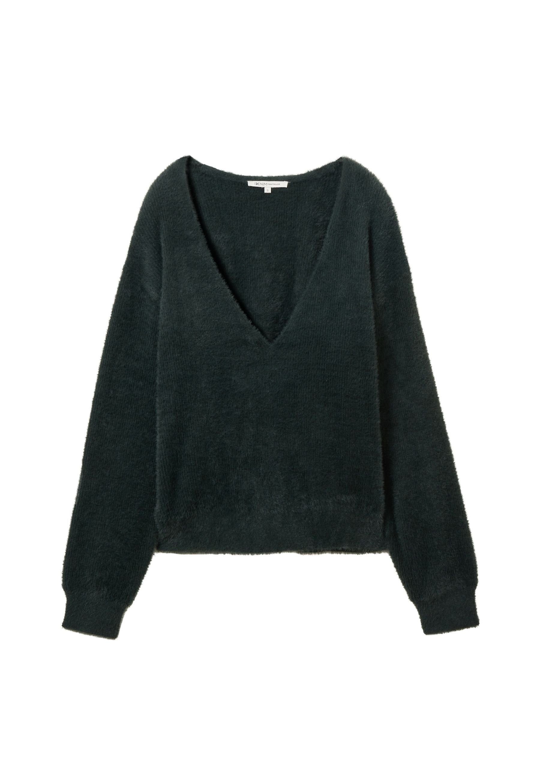 TOM TAILOR Strickpullover Pullover Strickpullover V-Neck (1-tlg)