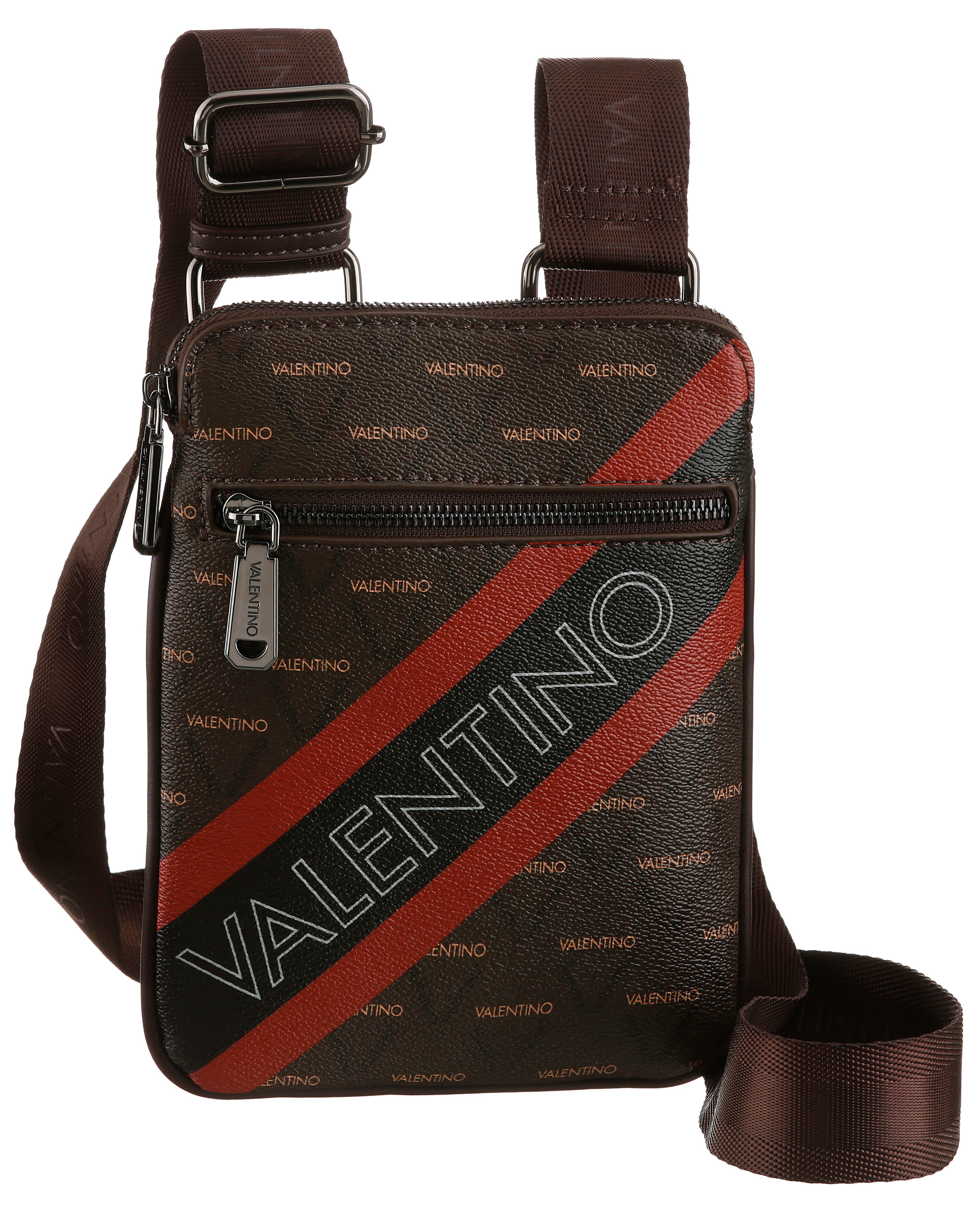 VALENTINO BAGS Umhängetasche ARON, mit Allover-Markenlogo dunkelbraun