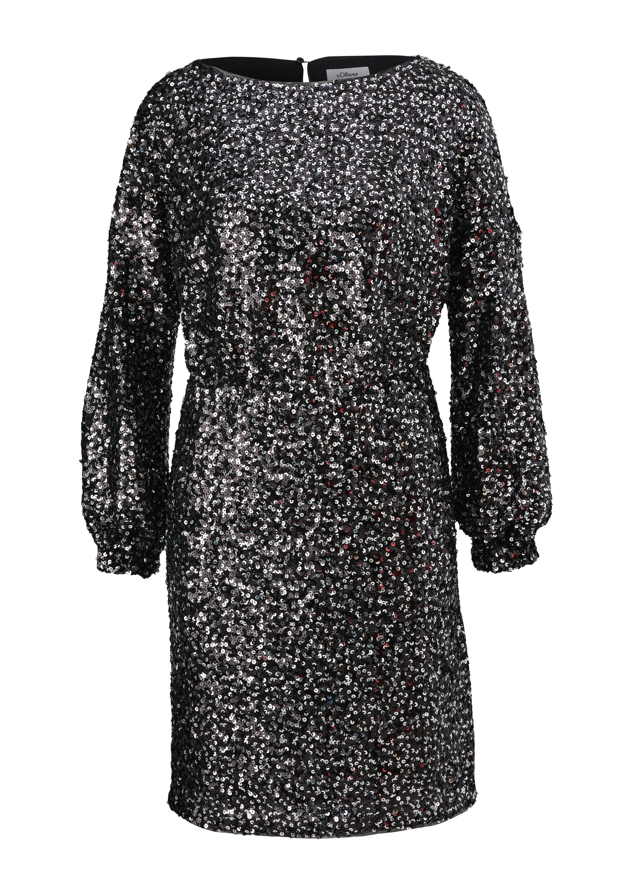 s.Oliver Minikleid Kleid Elegantes Paillettenkleid