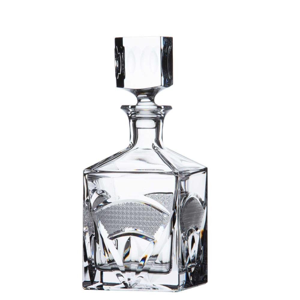 Karaffe Whiskykaraffe Mon Plasir (25 cm) Kristallglas mundgeblasen · von Hand