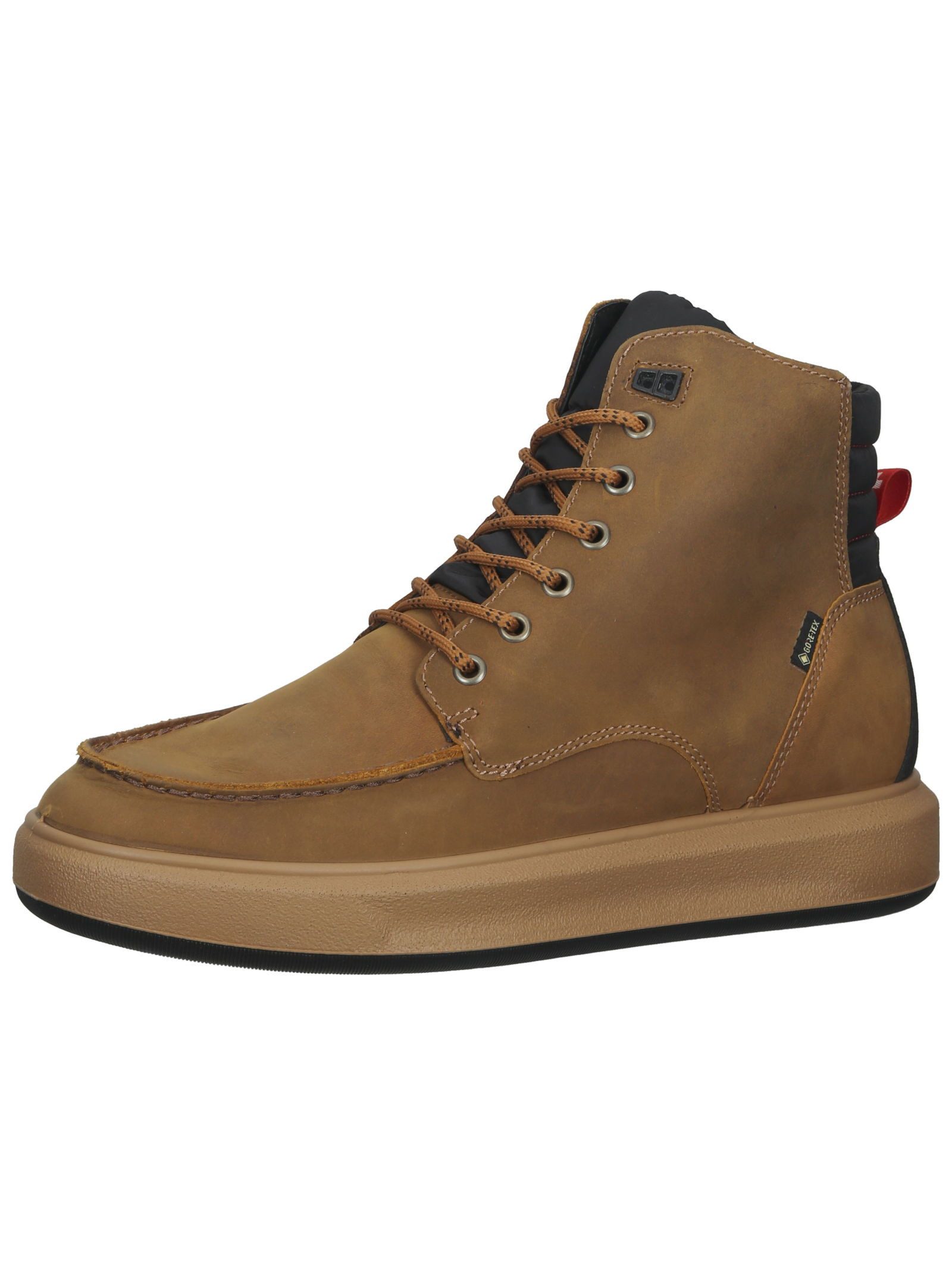 Stiefelette Nubukleder . Schnürstiefelette