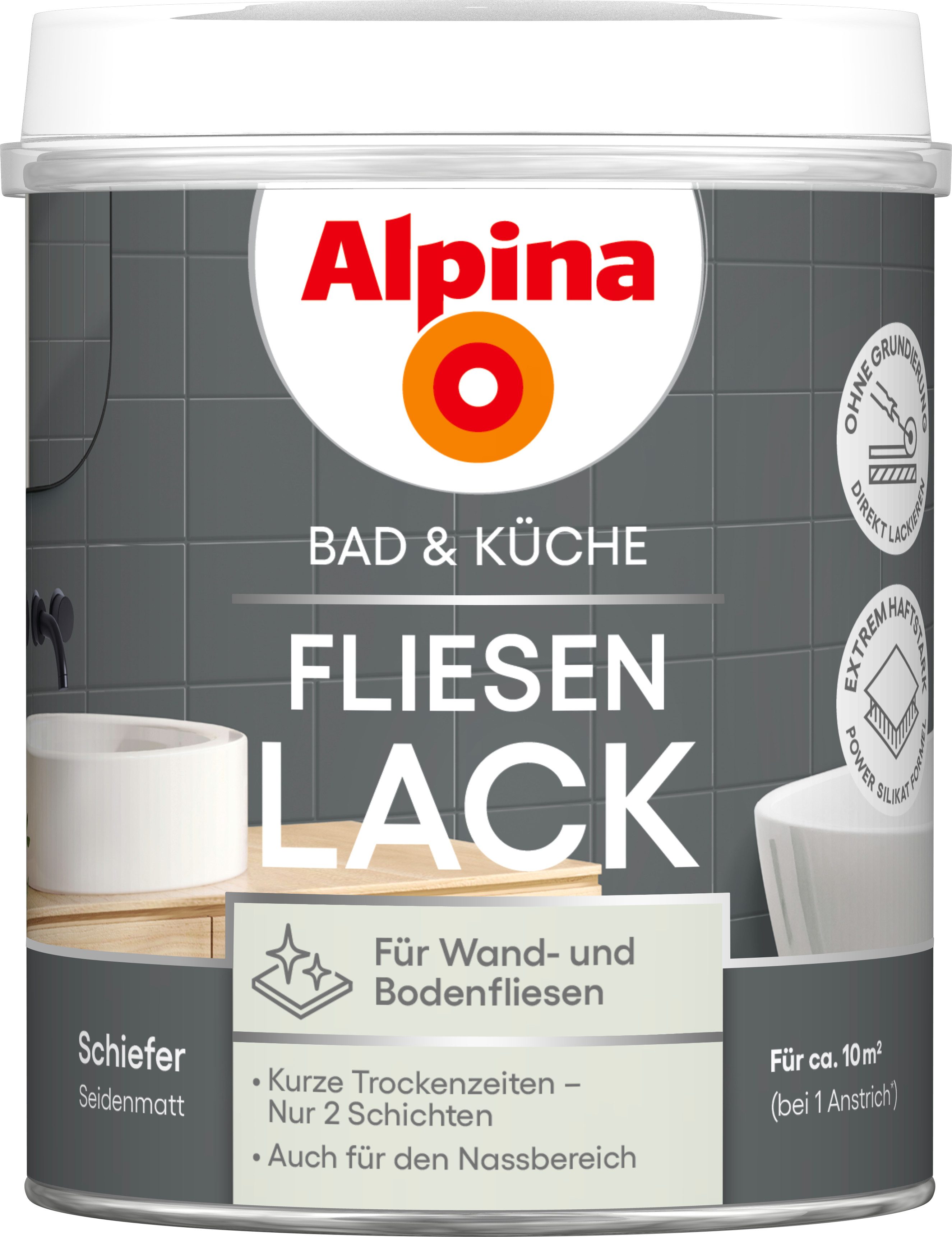 Alpina Fliesenlack B&K Fliesenlack 2K 750 ml