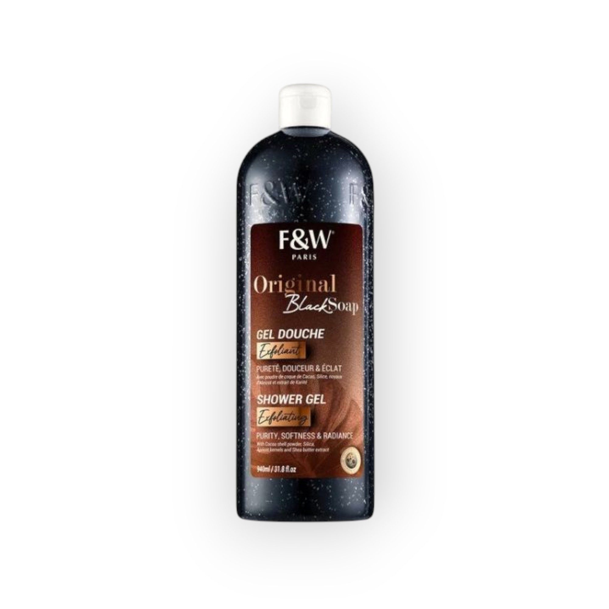 Fair & White Paris Körperpflegemittel Schwarze Seife – Peeling-Duschgel