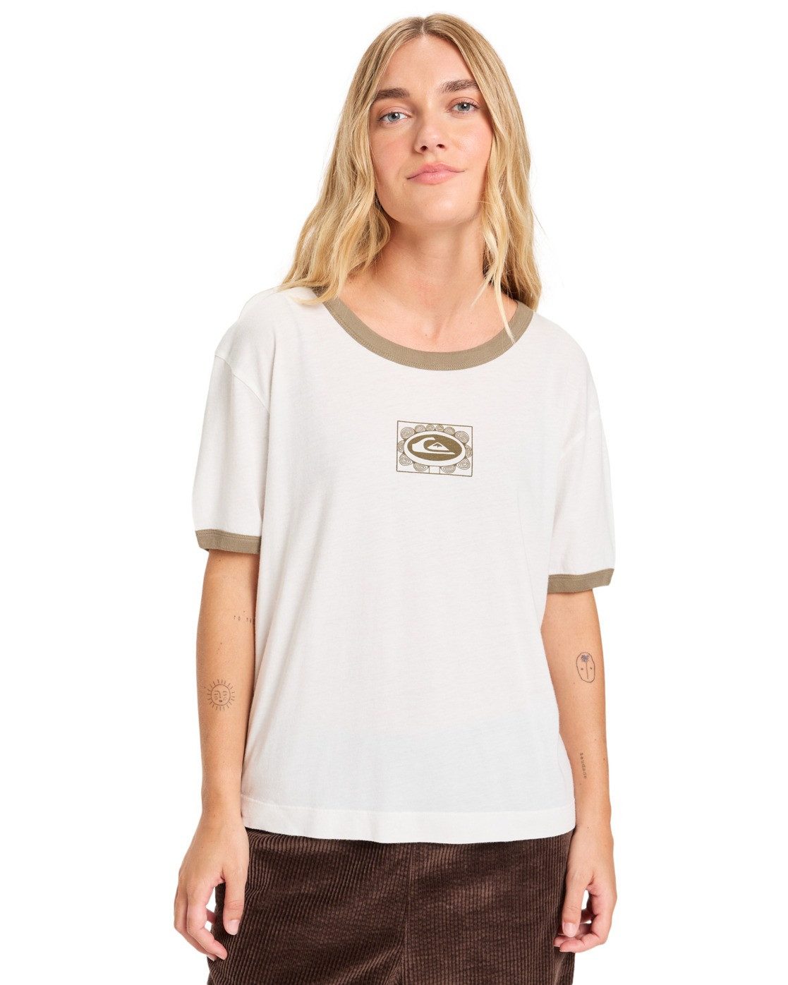 Quiksilver Rundhalsshirt Ringer Screen