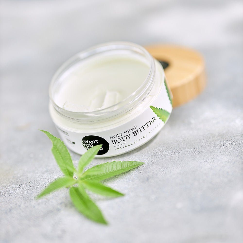 I WANT YOU NAKED Körperbutter IWYN Holy Hemp Set, 1-tlg., Body Butter mit Bio-Hanfsamenöl 200ml extra reichhaltig vegan handmade