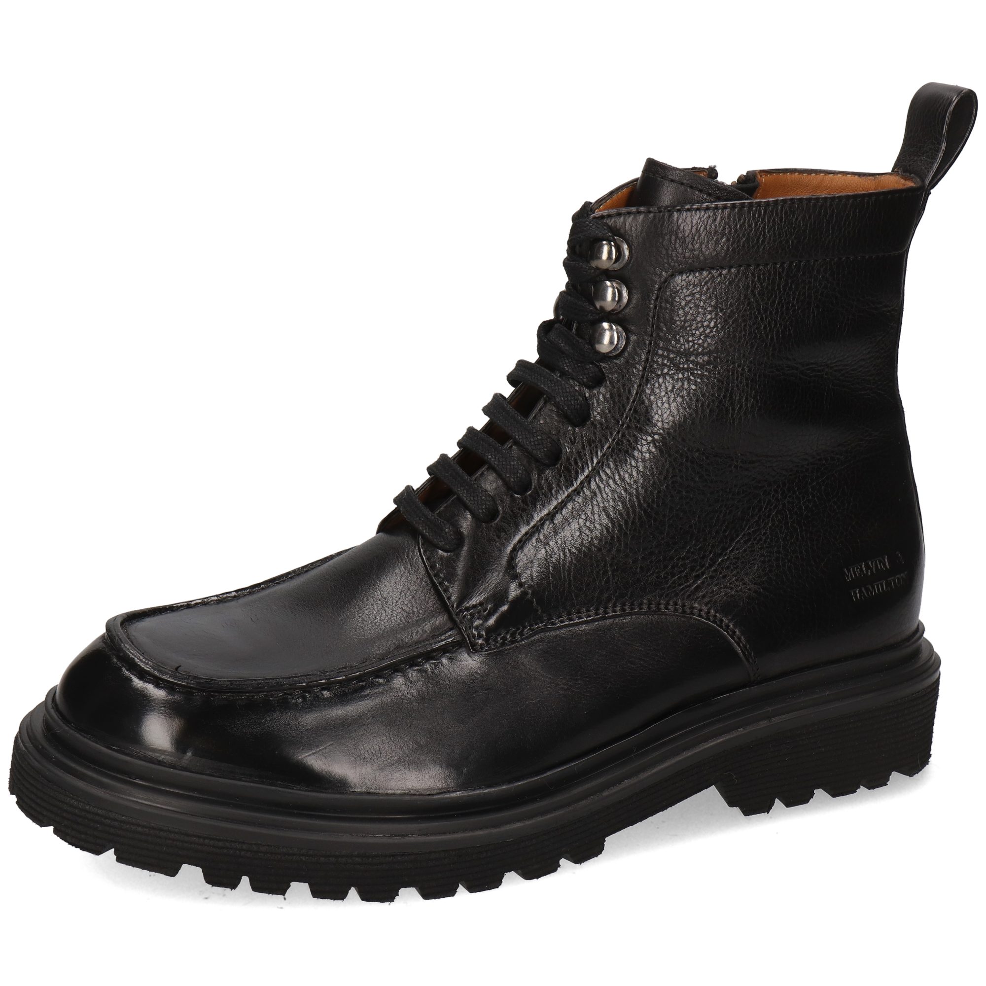 Melvin & Hamilton Matteo 11 Leder-Stiefeletten für Herren Stiefelette Plateausohlen, Echtes Leder, Vegetabile Gerbung
