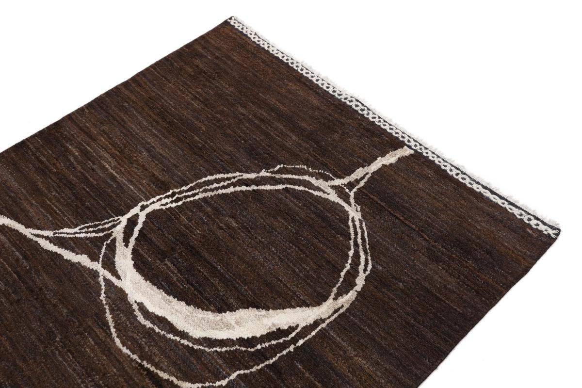 Orientteppich, Moderner rechteckig, 134x204 Höhe: Design 20 Handgeknüpfter Ela Nain Berber Trading, Orientteppich mm