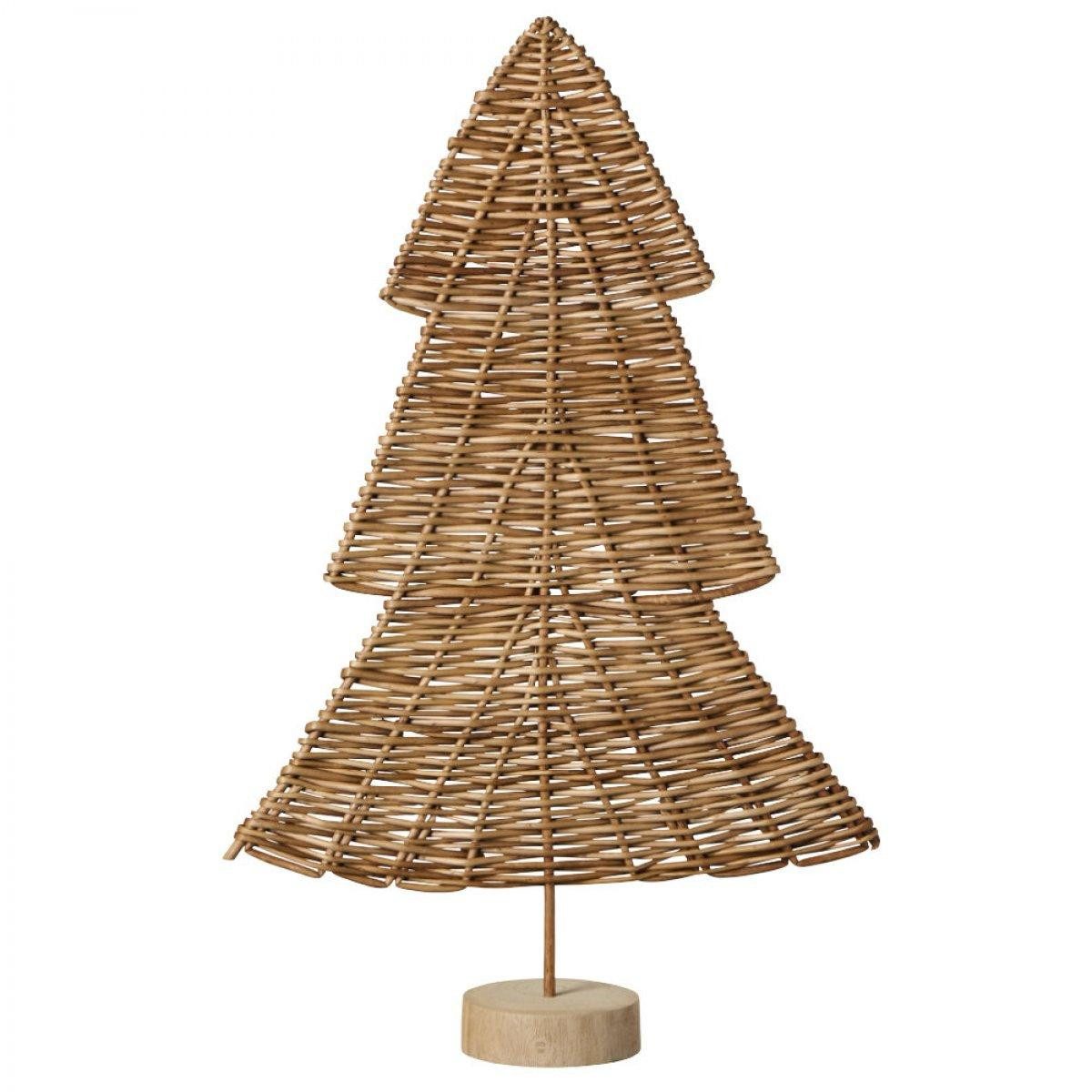 Ib Laursen Dekofigur Ib Laursen Tannenbaum Weidengeflecht (42x66x12cm) günstig online kaufen
