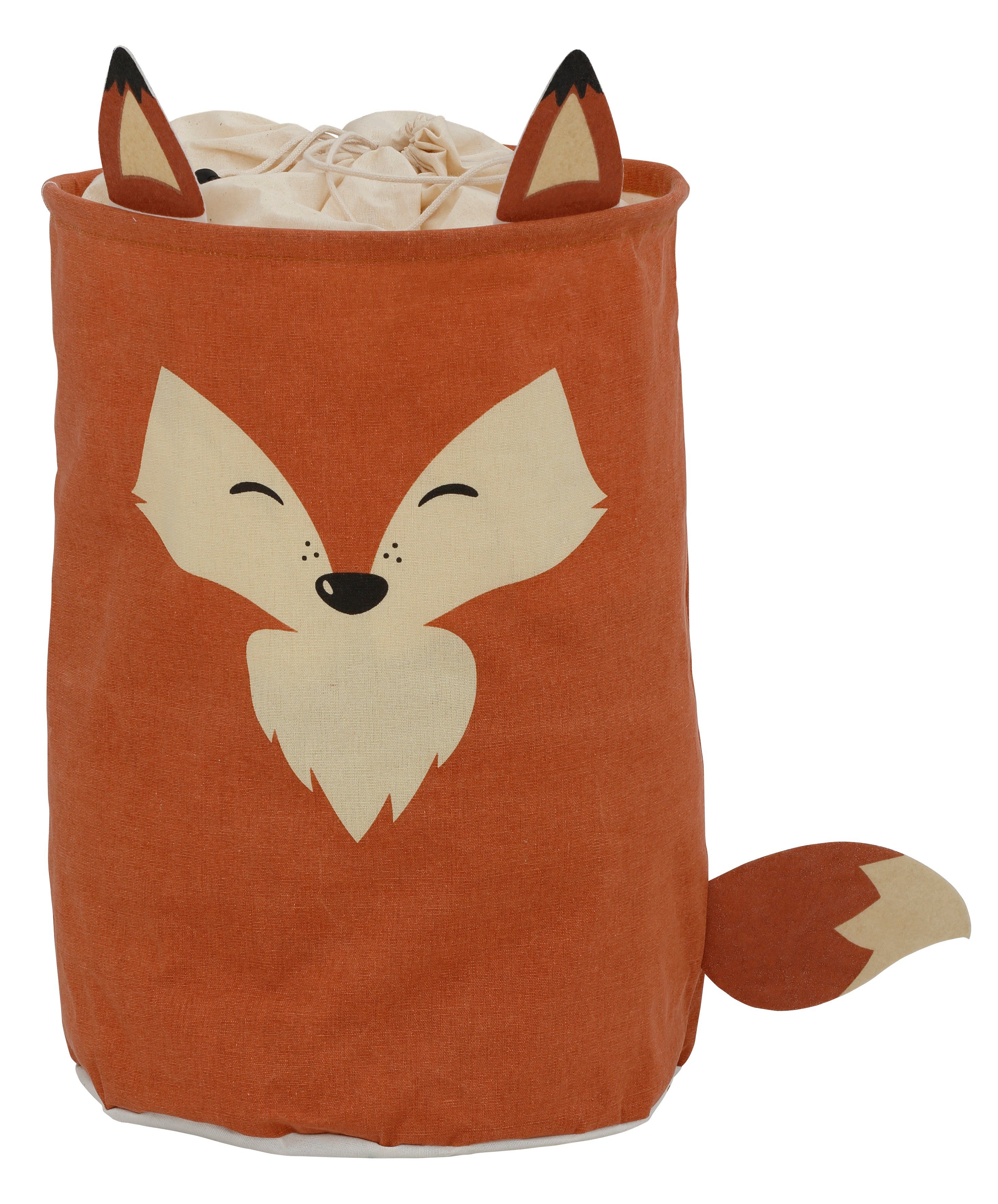 Lüttenhütt Wäschesack Lovis (1 St), mit Fuchs-Motiv, Höhe ca. 50 cm