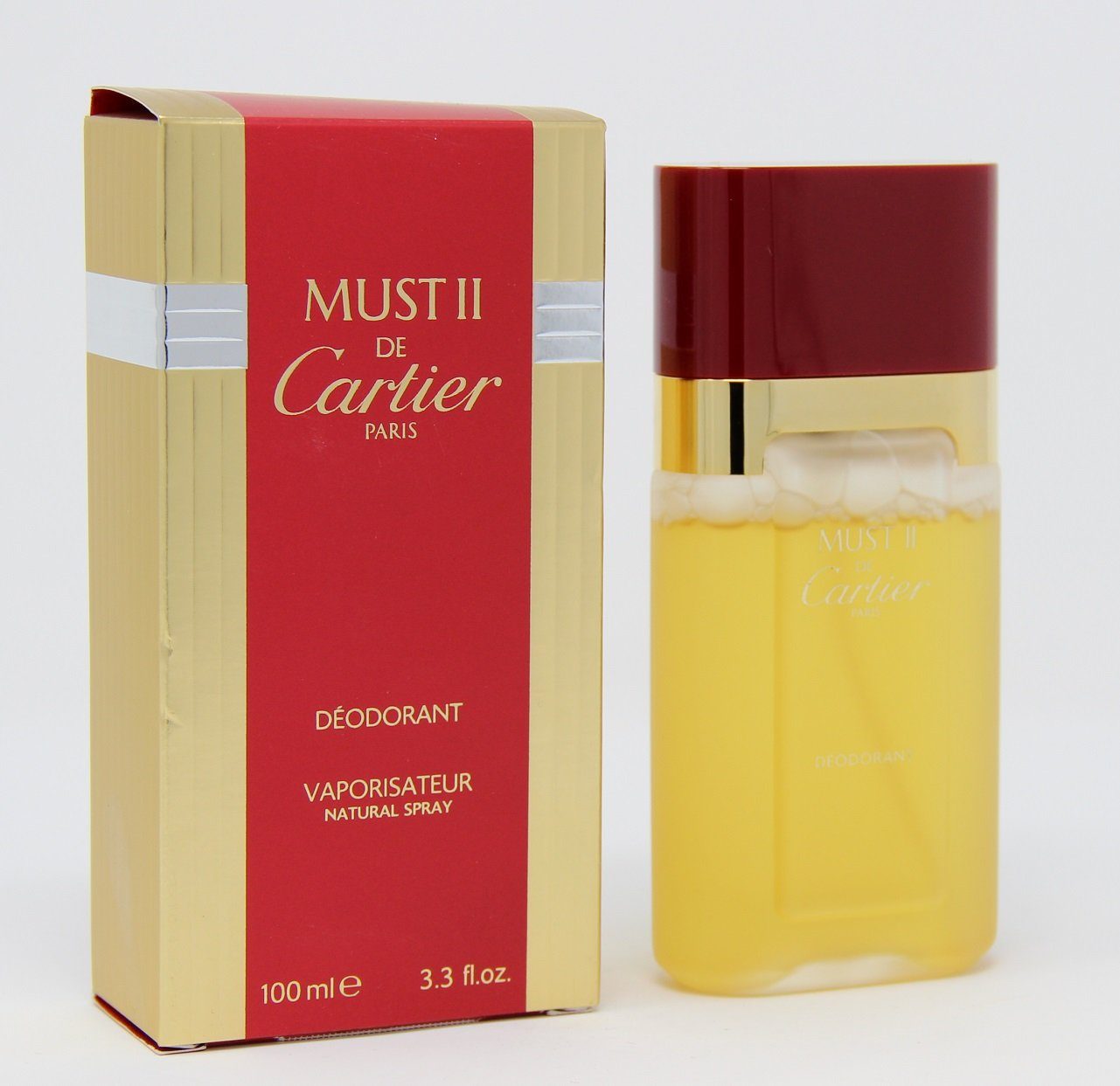 Cartier Deodorant 100ml Must de 2 Spray Deo-Spray Cartier