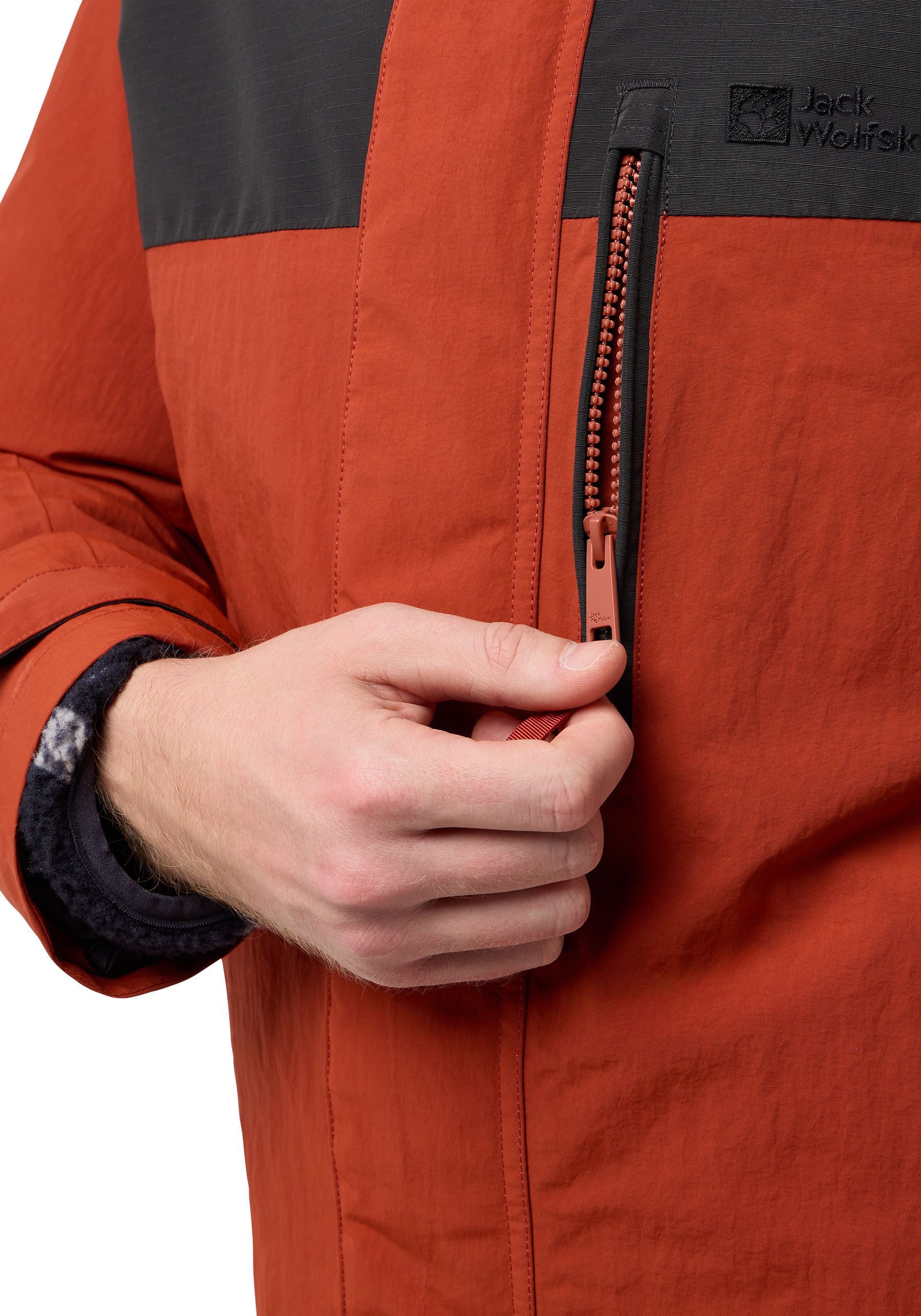 Jack Wolfskin Funktionsparka GLETSCHERSEE Wärmend, wasserdicht, Übergangsjacke