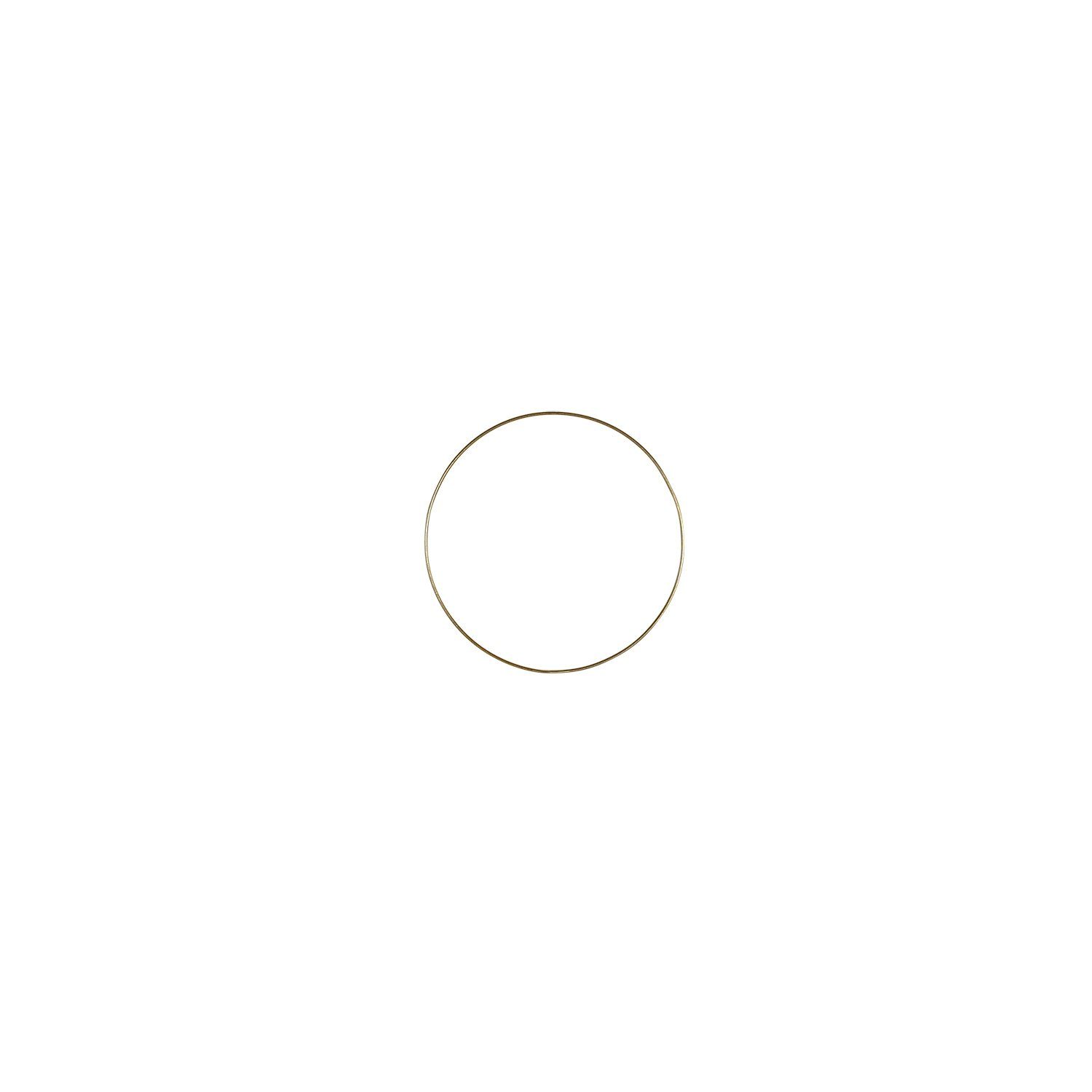 Werner Voß Wanddekoobjekt Deko-Ring Hoop, gold Metall, Durchmesser 20 cm