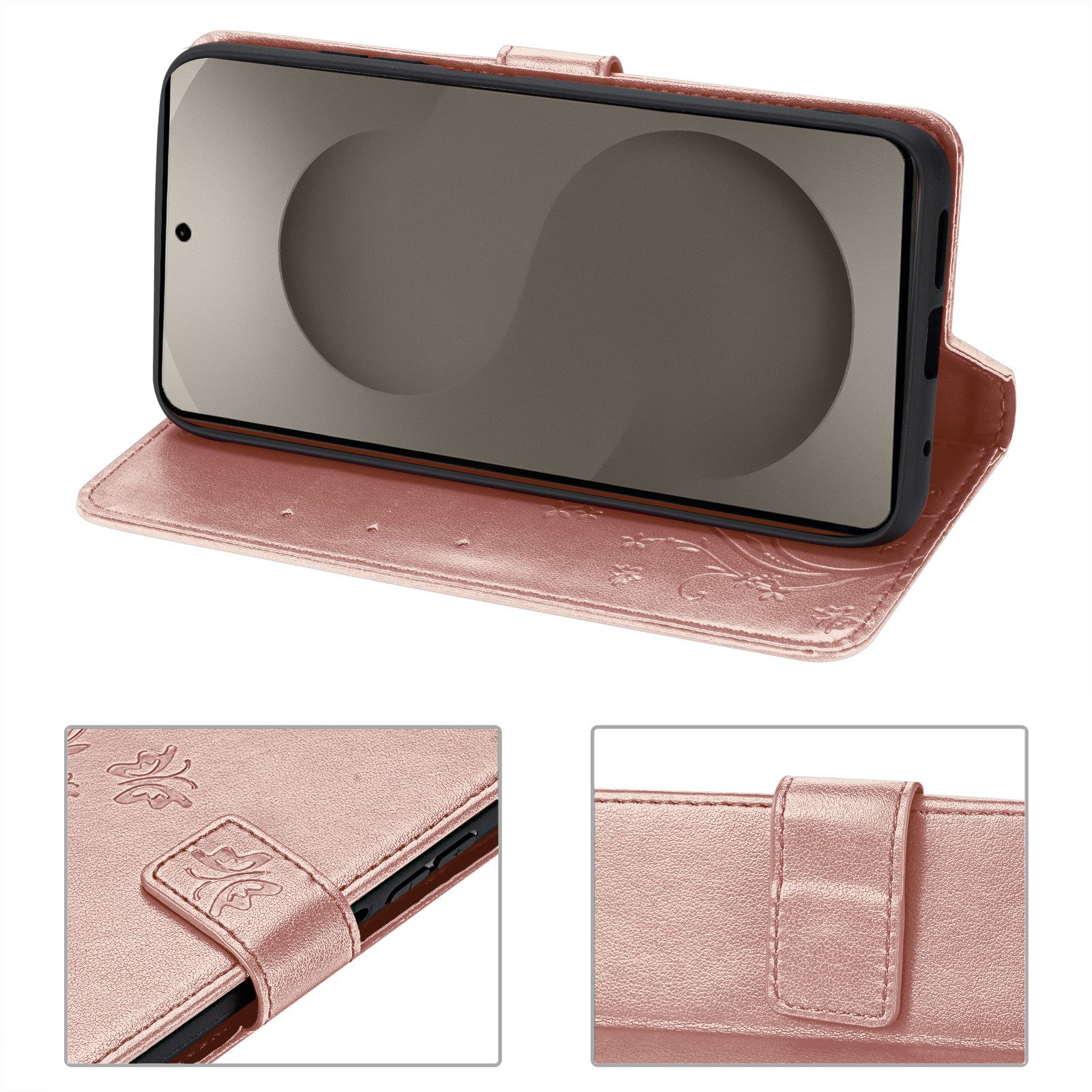 betterfon Handyhülle für Samsung Galaxy S26 Hülle Wallet Case Kartenfächern, Hergestellt aus PU-Leder & weichem TPU – Bild 5 von 5