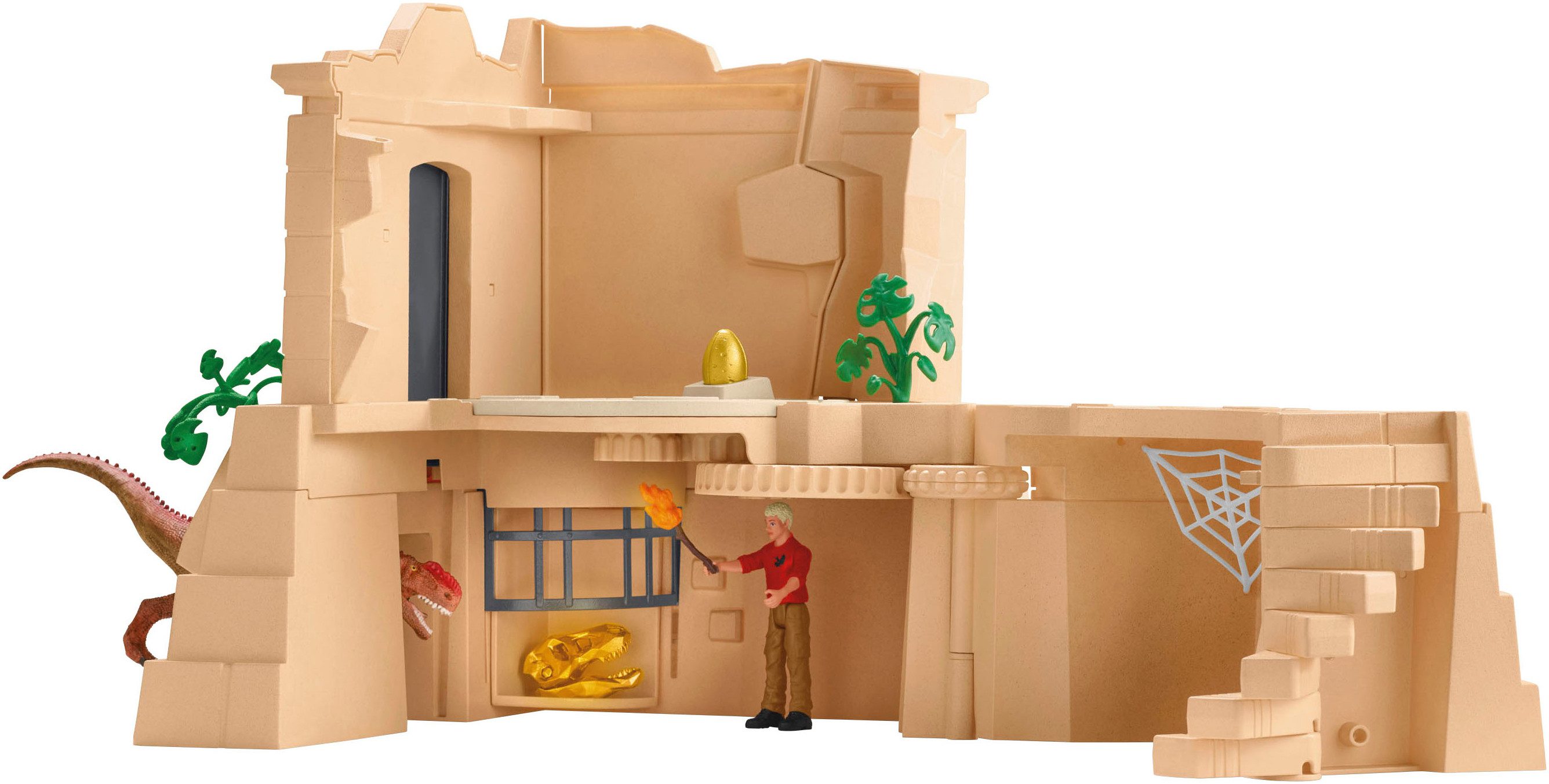 Schleich® Spielwelt DINOSAURS, Dino Tempel-Eroberung Mega-Set (42656)