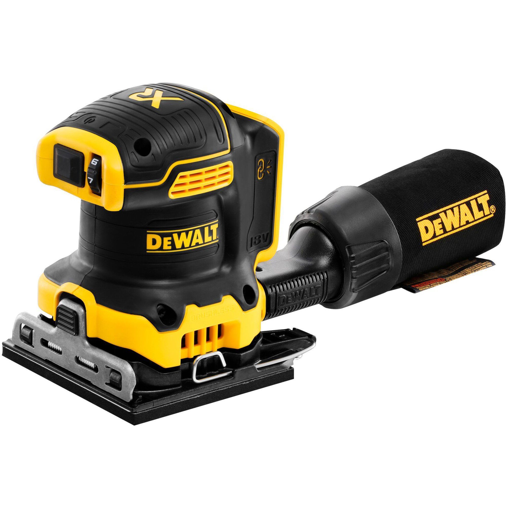 DeWalt Schwingschleifer DEWALT Akku-Vibrationsschleifer DCW200NT, 18Volt