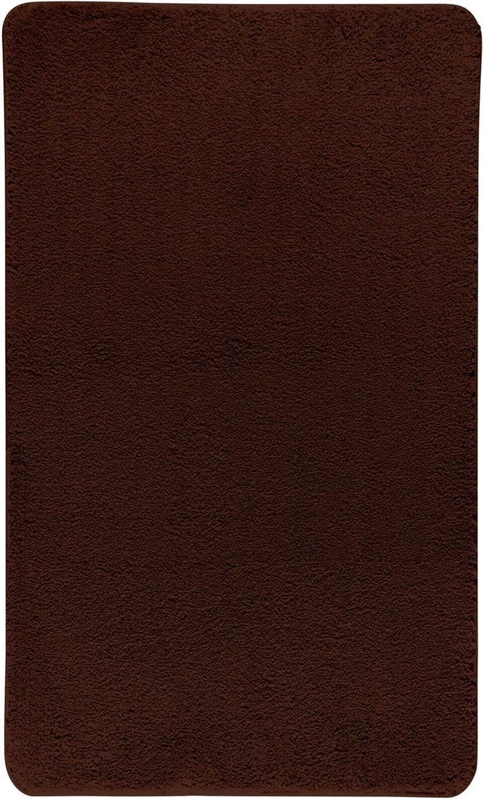 axentia Badematte Badematte braun 60 x 100 cm Microfaser-Badezimmerteppich