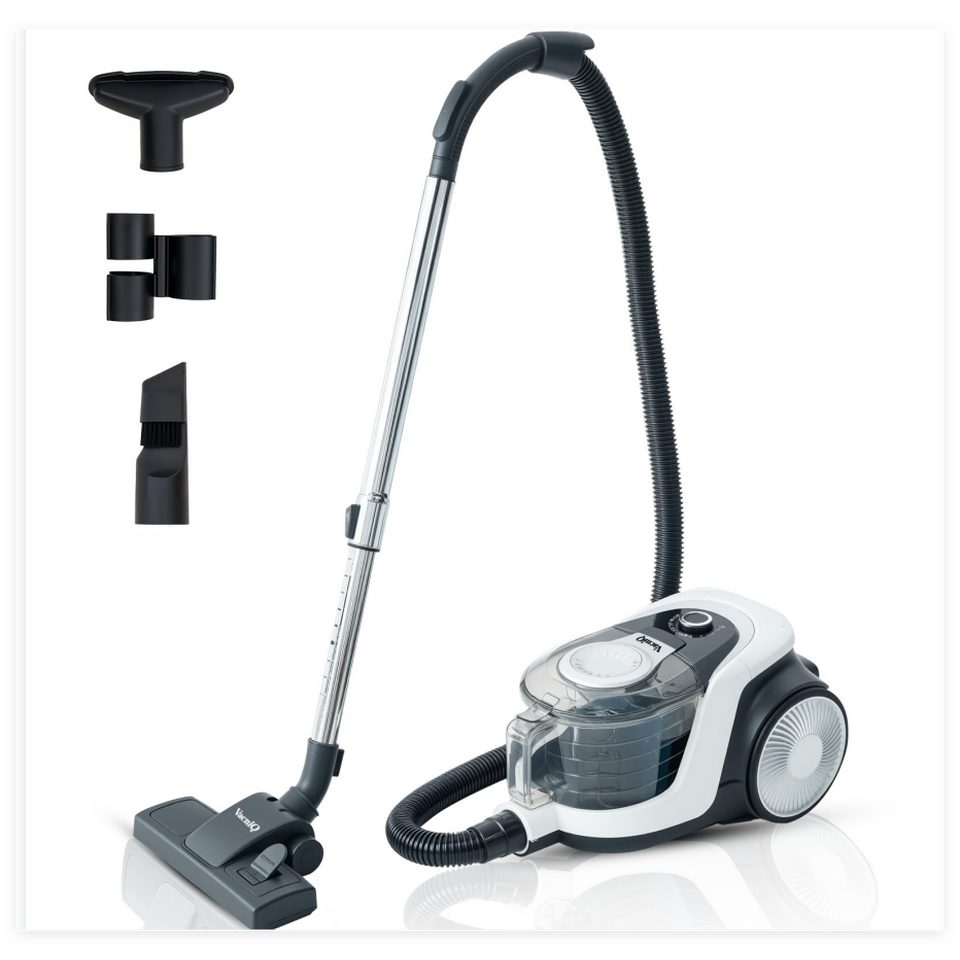 VacniQ Bodenstaubsauger für alle Bodenarten,2,5 l Größe Staubbehälter, 899w 7 m Reichweite, 899 W, Staubbehälter, Beutelloser Staubsauger, Hohe Saugleistung, Kompakt Leicht Staubsauger